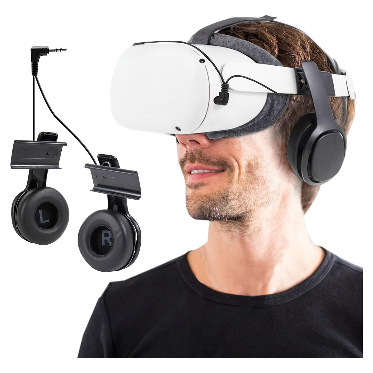 Auriculares Estéreo VR Globular Cluster QC-QUEST2, Sonido 3D