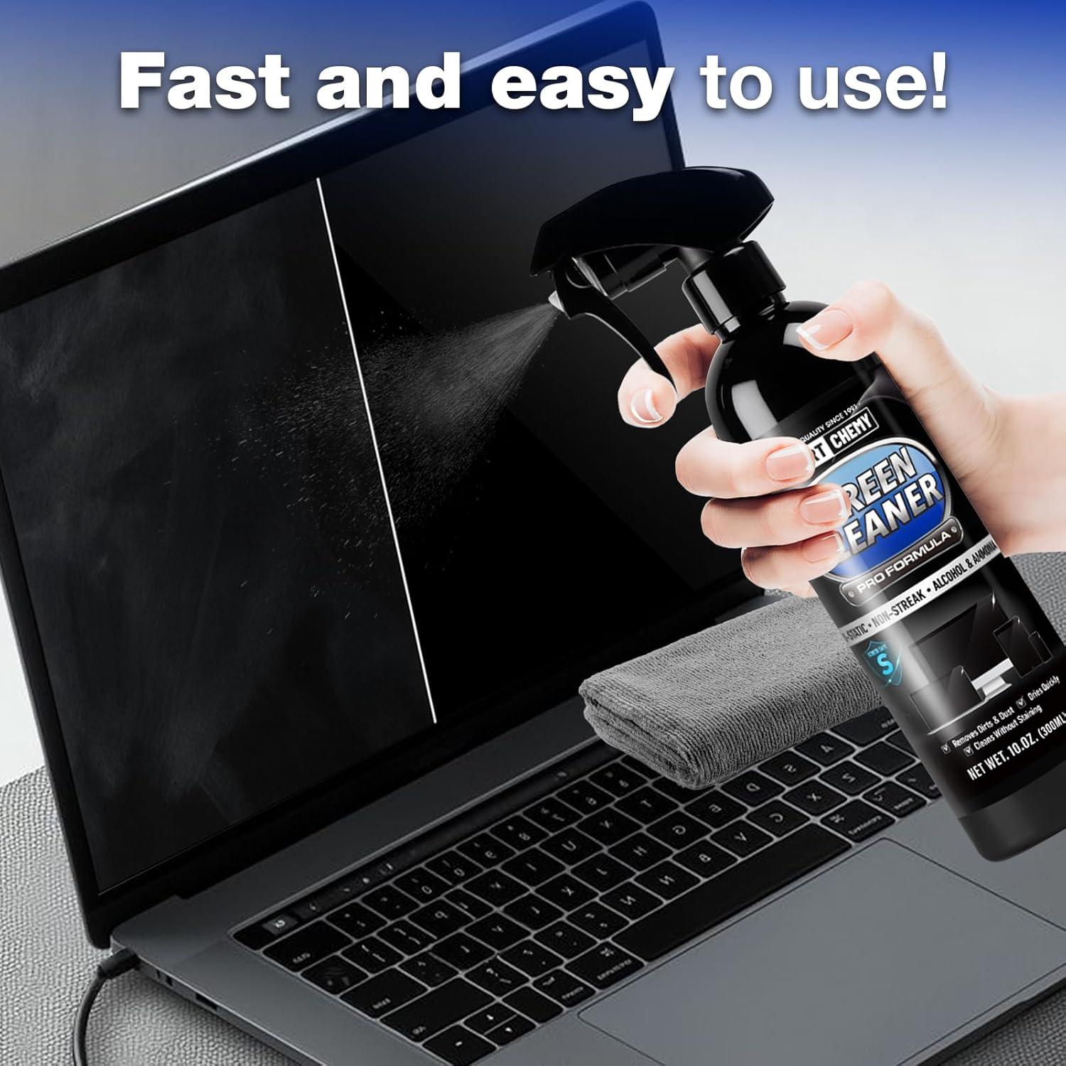 Limpiador de Pantallas XPERTCHEMY 430g con Paño de Microfibra