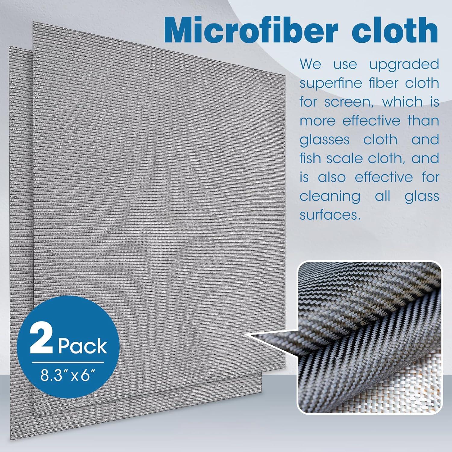 Limpiador de Pantallas YesBes 2x207ml con Paños Microfibra