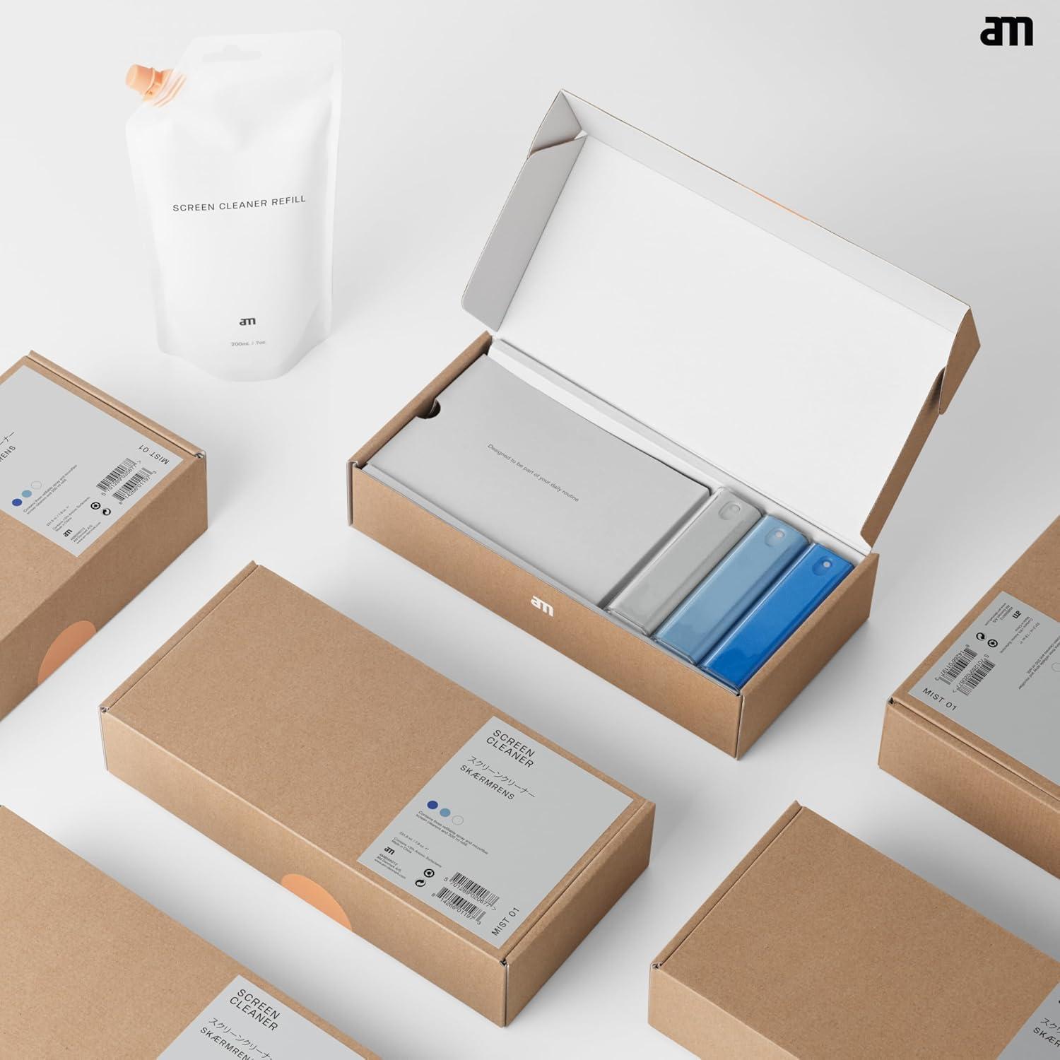 Limpiador de Pantallas AM 7 oz Recargable Sin Alcohol Ecológico