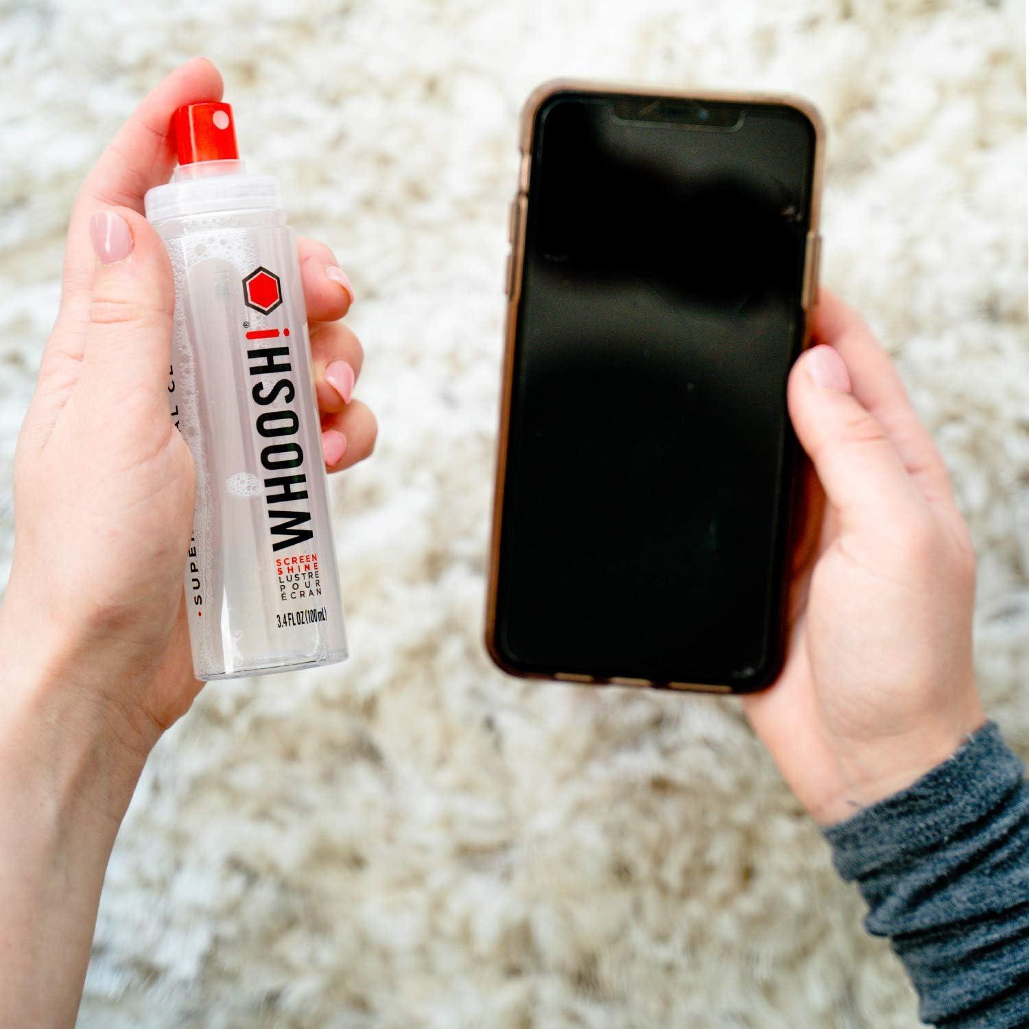 Limpiador de Pantallas WHOOSH! 100 ml + 2x30 ml + 3 Paños