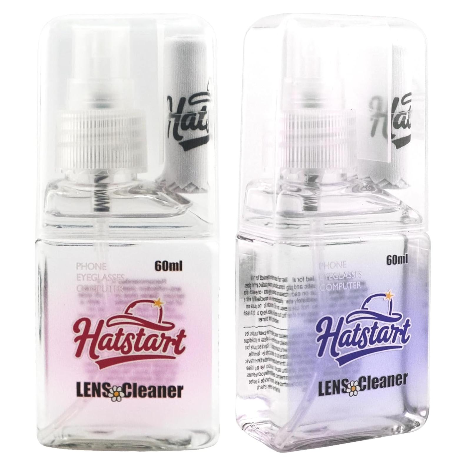 Kit Limpiador de Lentes Hatstart 60ml con Paño 10x15cm
