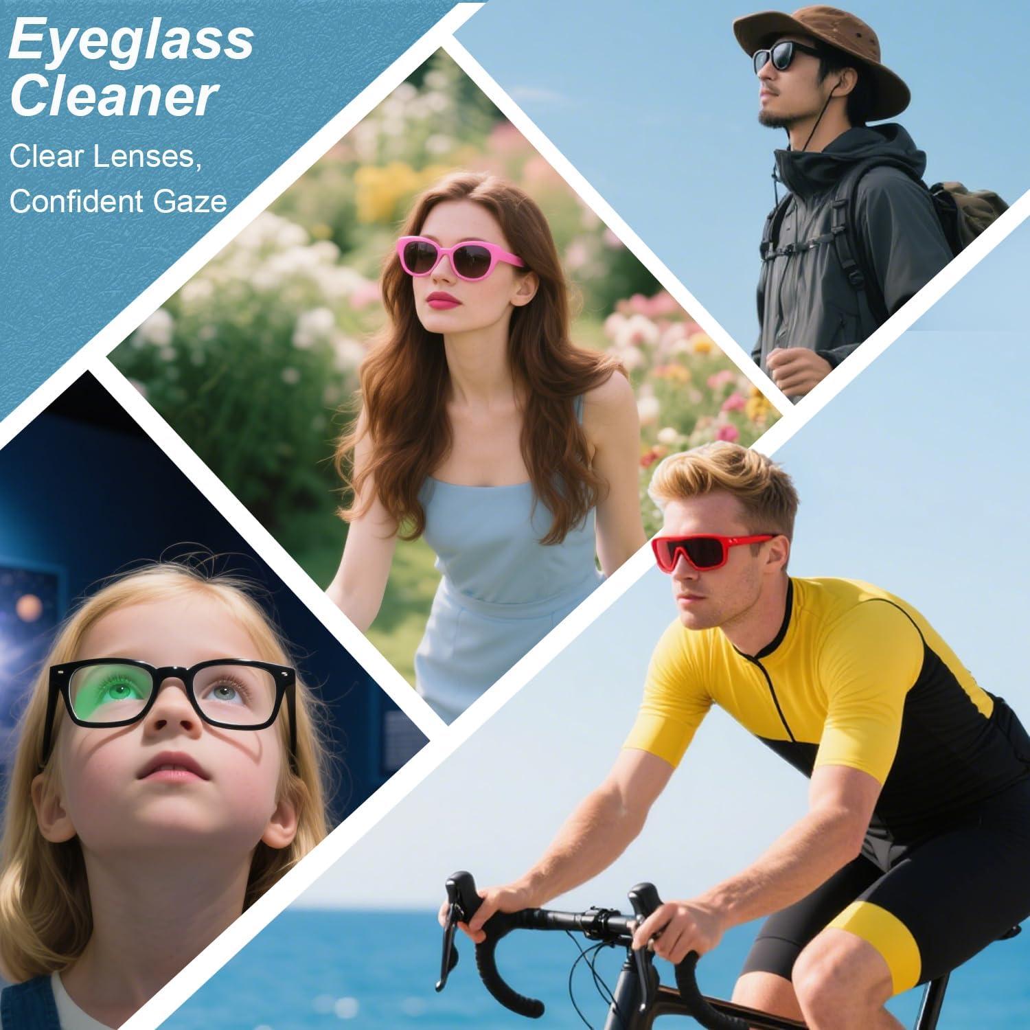 Kit Limpiador de Lentes Hatstart 60ml con Paño 10x15cm