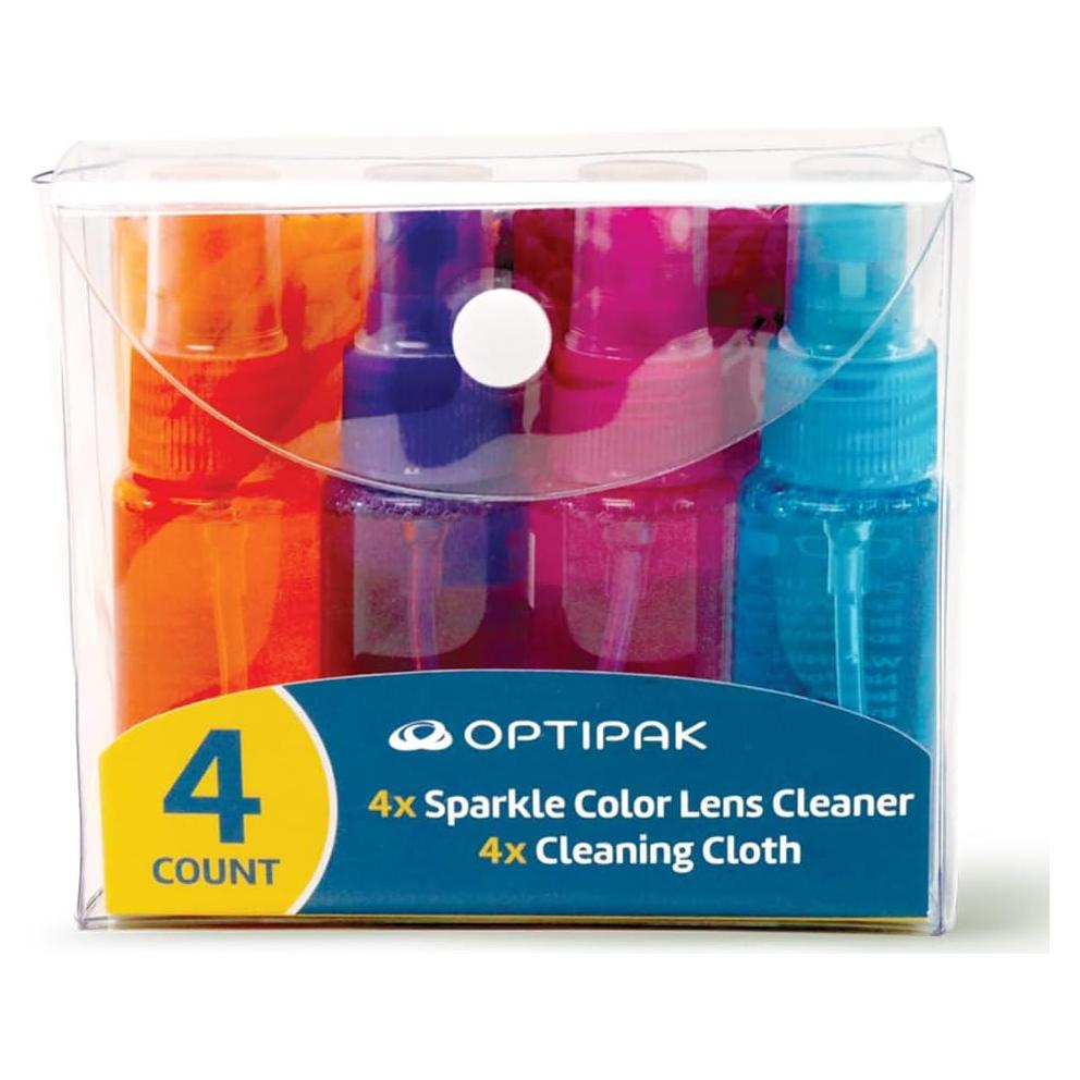 Kit de Limpieza de Gafas OPTIPAK - 4 Sprays 30ml + Paños
