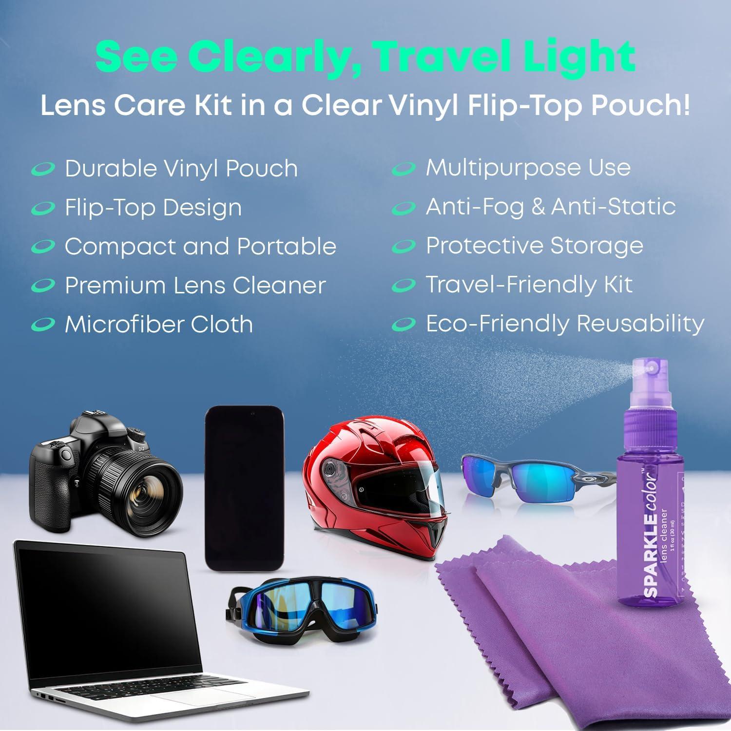 Kit de Limpieza de Gafas OPTIPAK - 4 Sprays 30ml + Paños