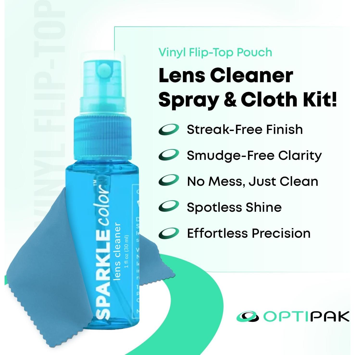 Kit de Limpieza de Gafas OPTIPAK - 4 Sprays 30ml + Paños