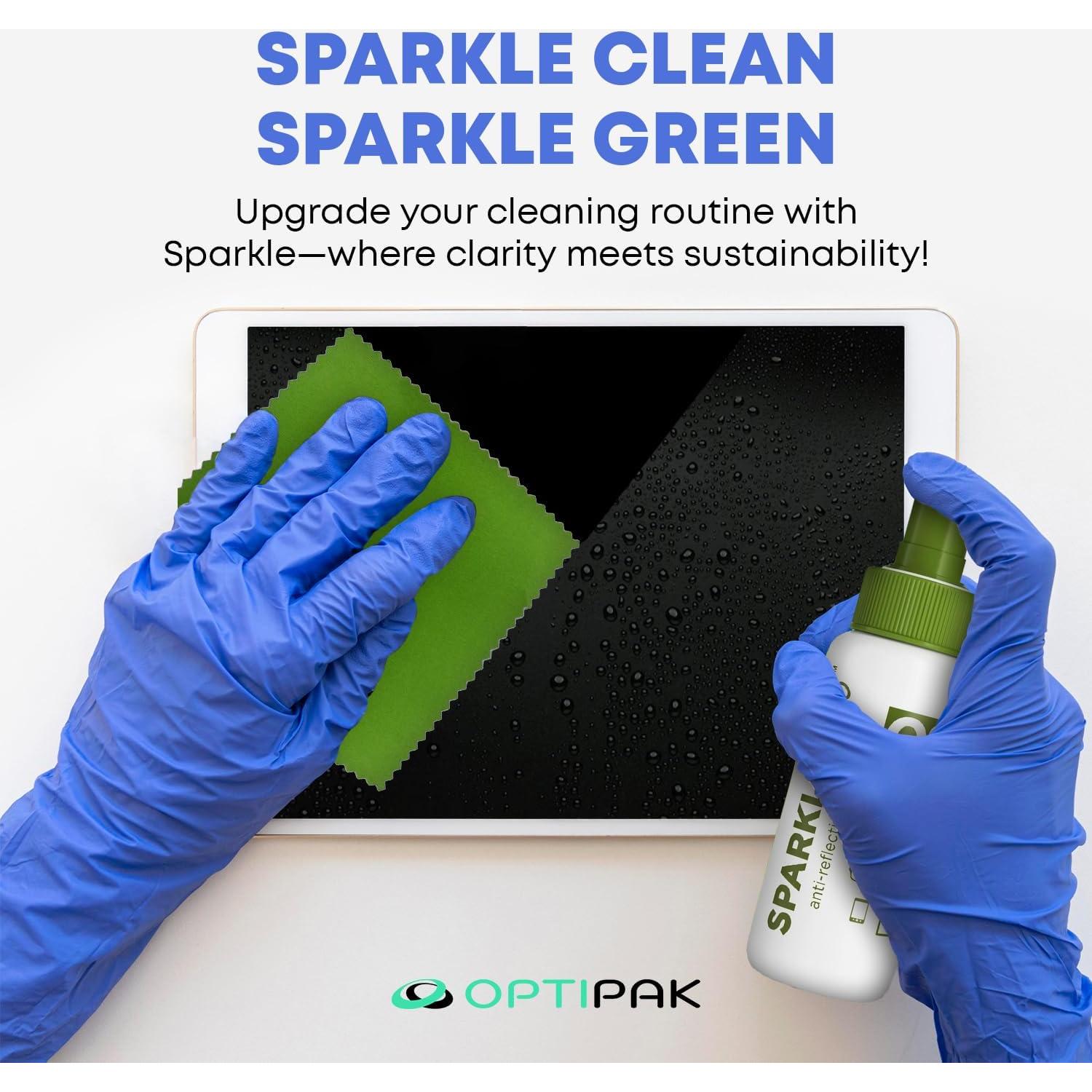 Kit de Limpieza de Lentes Ecológico OPTIPAK 2x30ml + 2 Paños