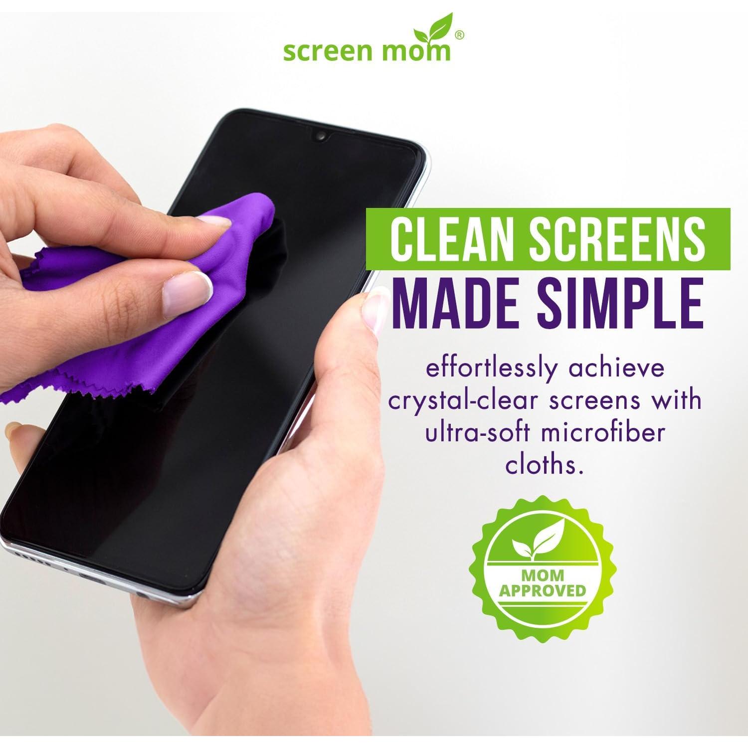 Paquete de 6 Paños de Microfibra Screen Mom para Pantallas