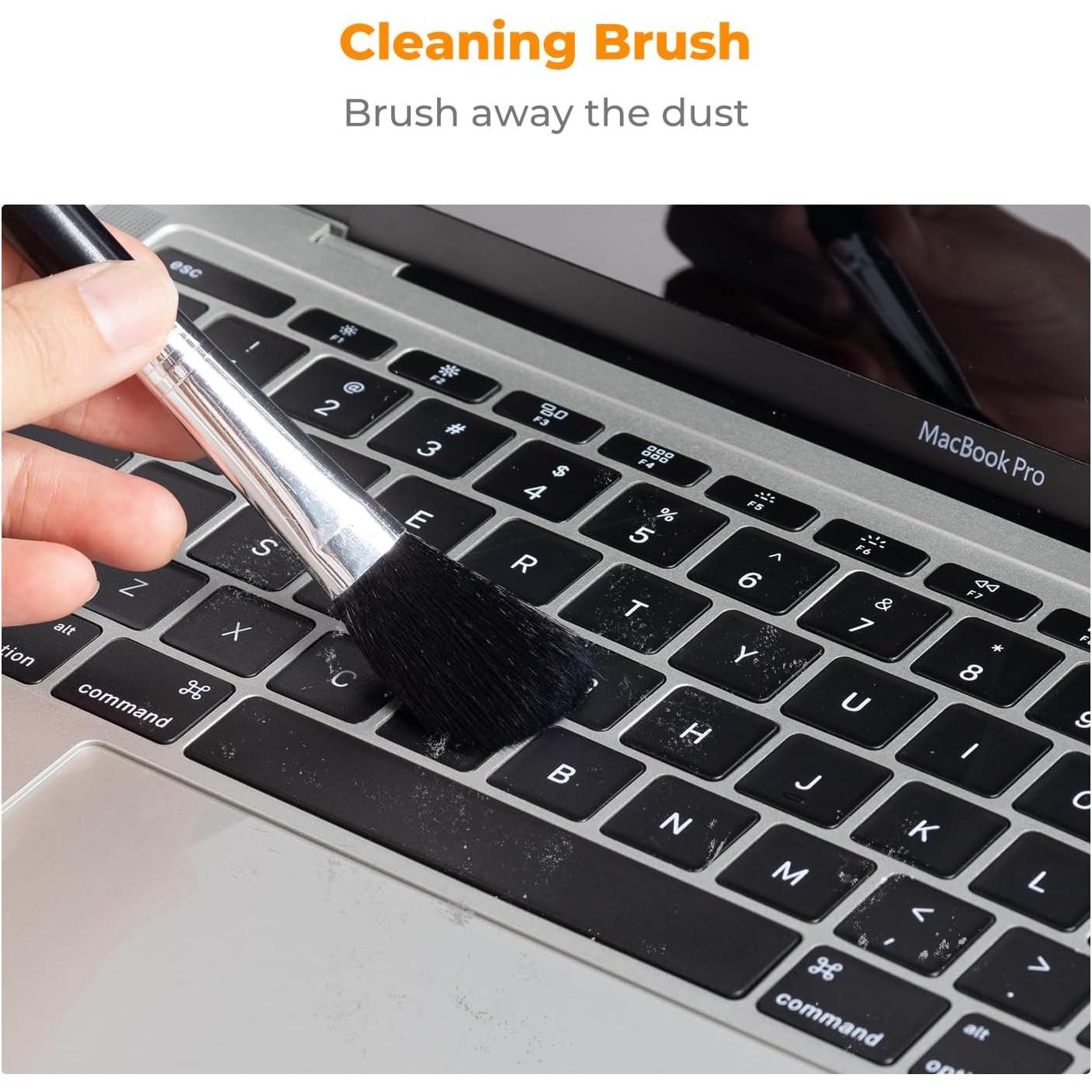 Kit de Limpieza K&F Concept para Laptop - 6 en 1 con Spray y Gel