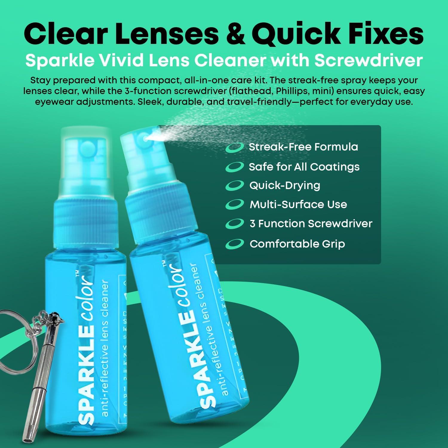 Kit de limpieza de gafas OPTIPAK - 2x30ml spray + paños