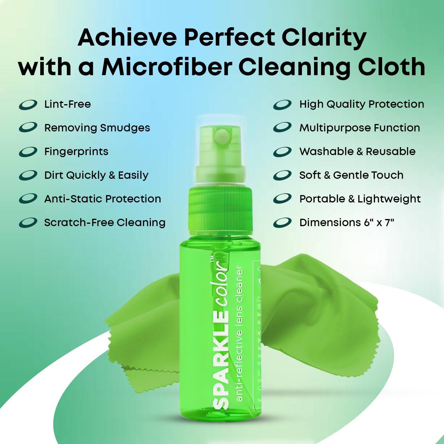 Kit de Limpieza de Gafas OPTIPAK - 2 Sprays 30ml + 2 Paños Microfibra