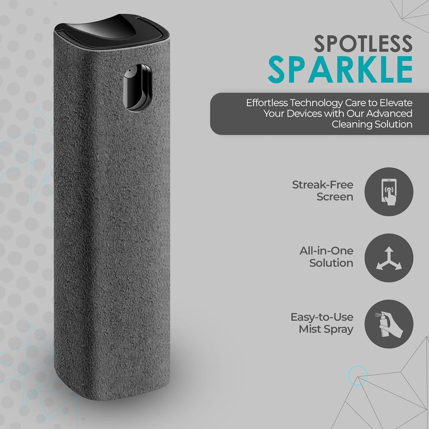 Kit Limpiador de Pantallas Finestic 3 en 1 con Paño Microfibra