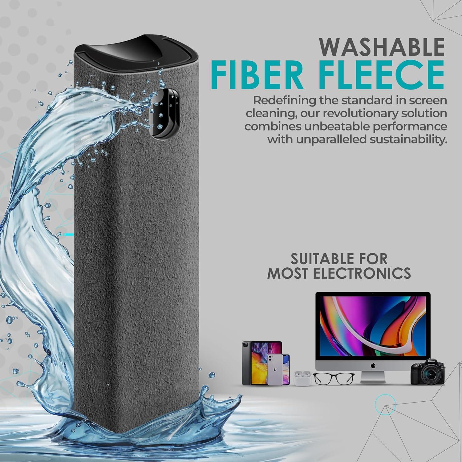 Kit Limpiador de Pantallas Finestic 3 en 1 con Paño Microfibra