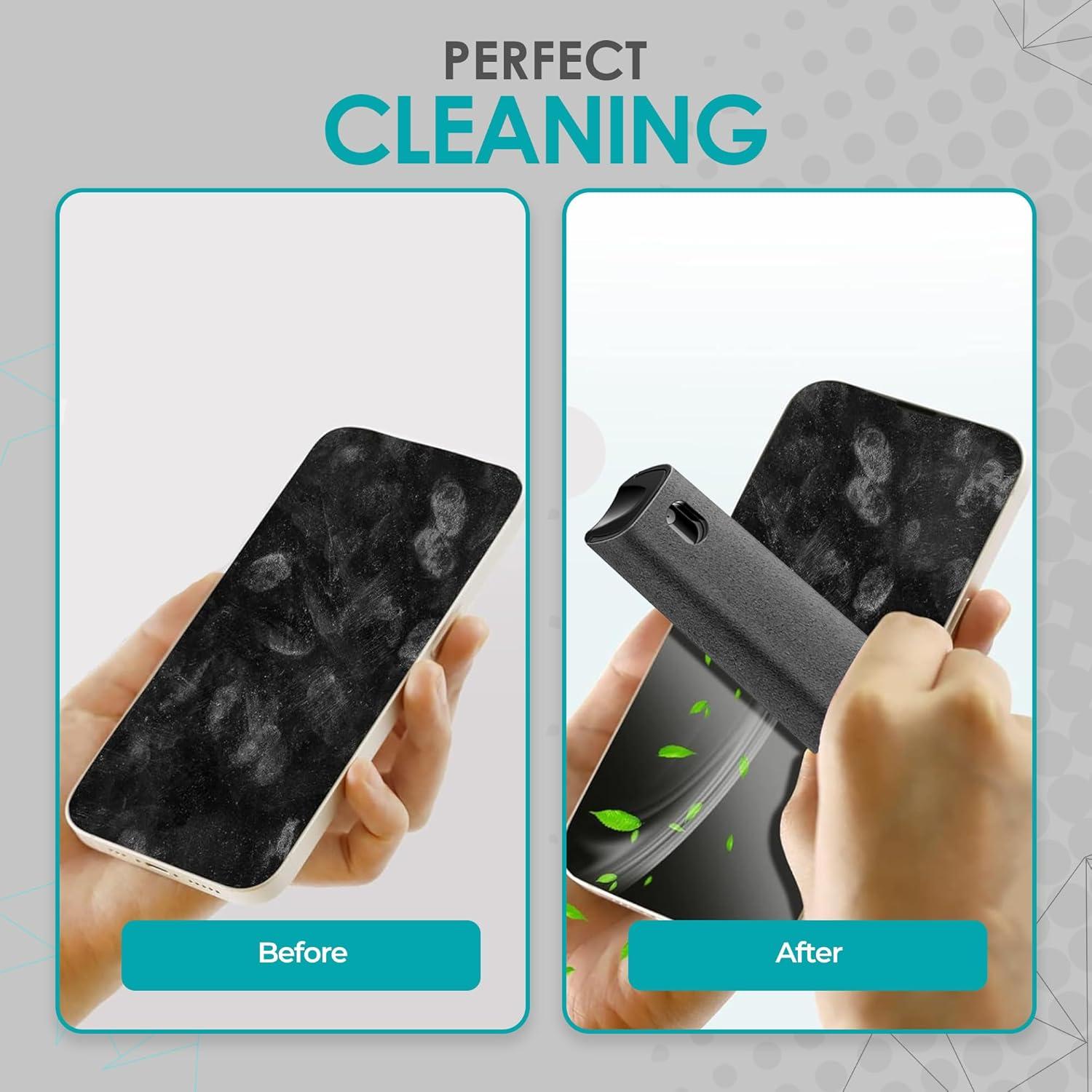 Kit Limpiador de Pantallas Finestic 3 en 1 con Paño Microfibra