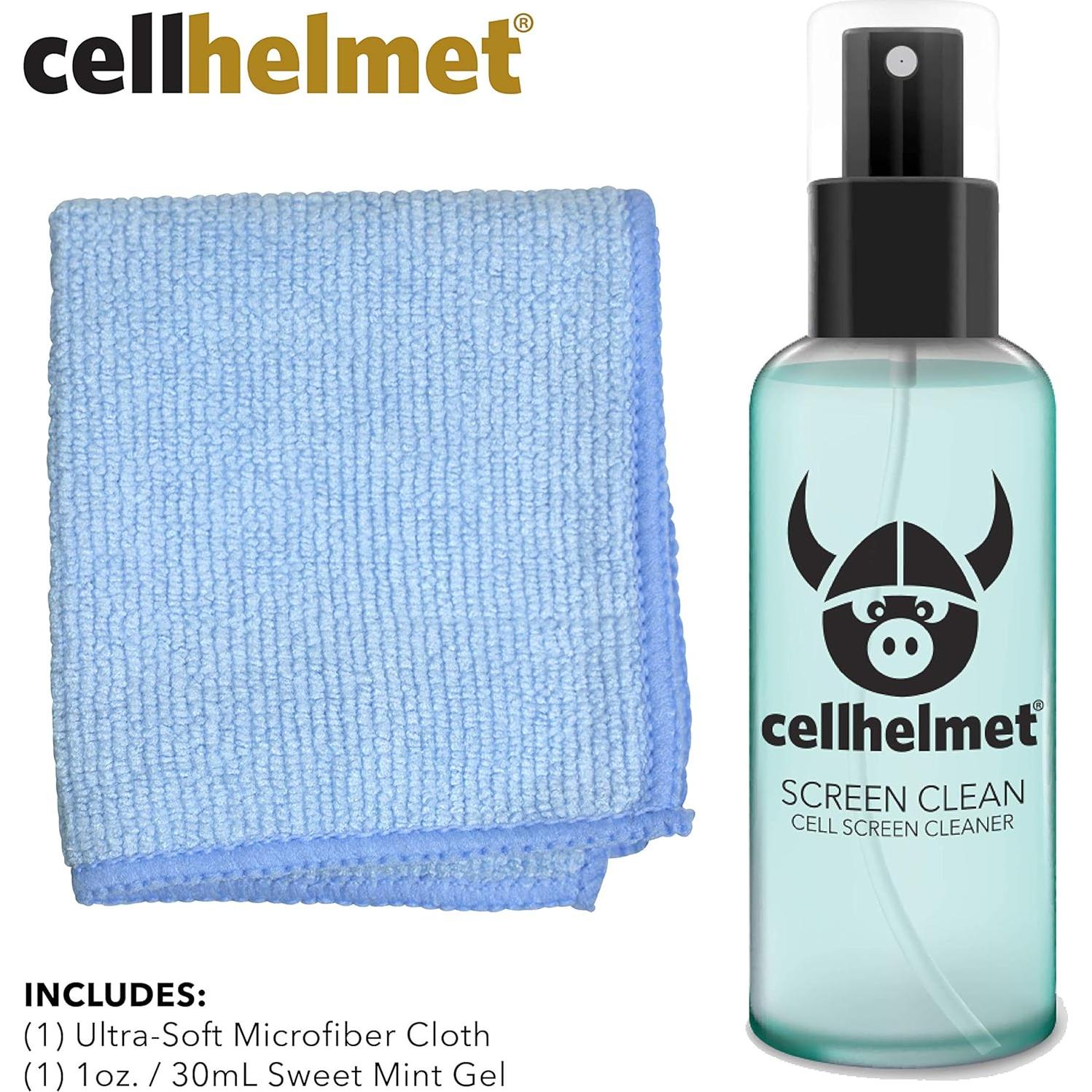 Kit de Limpieza de Pantalla Cellhelmet 30ml Gel Menta Fresca