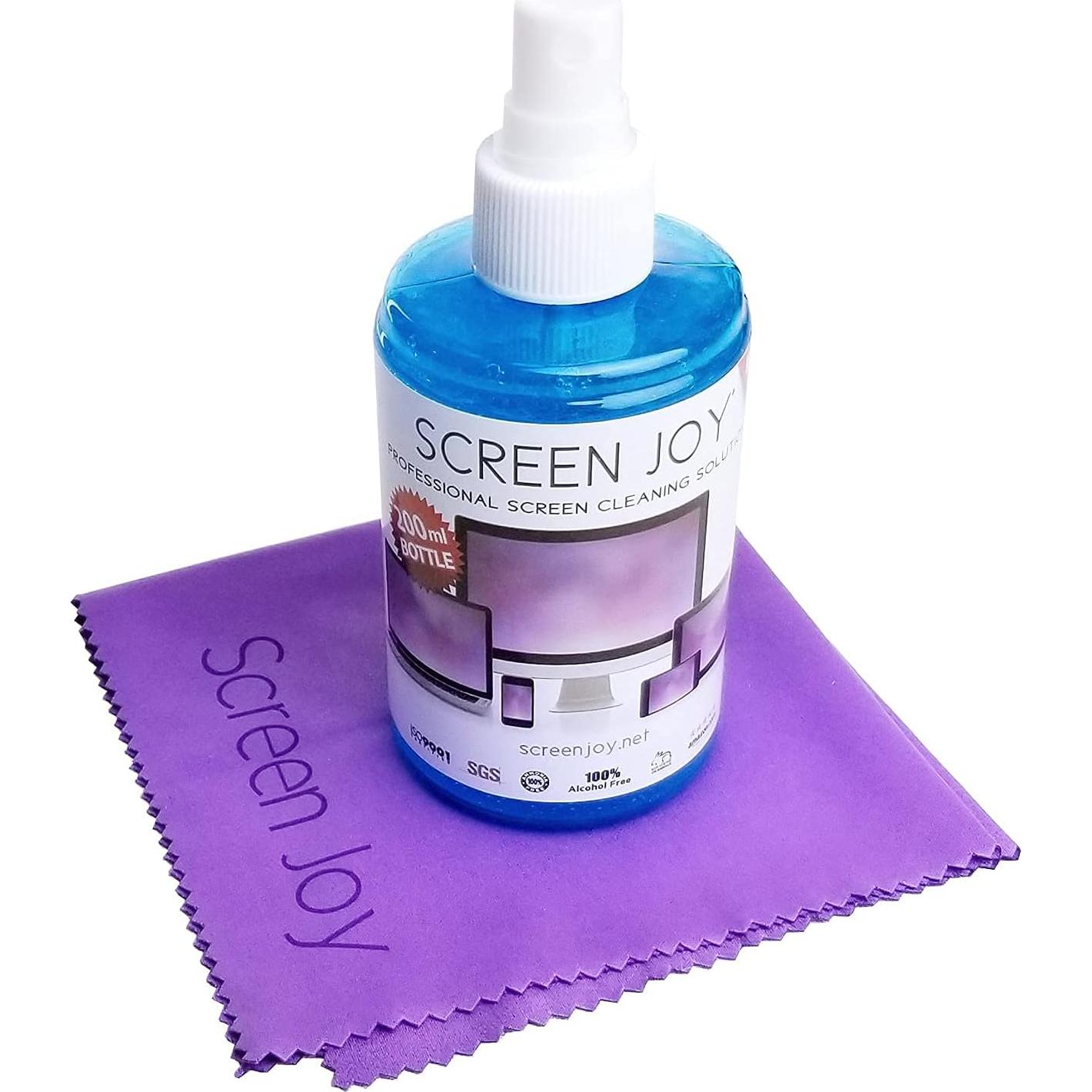 Limpiador de Pantallas Screen Joy 241.6g + Paño Microfibra