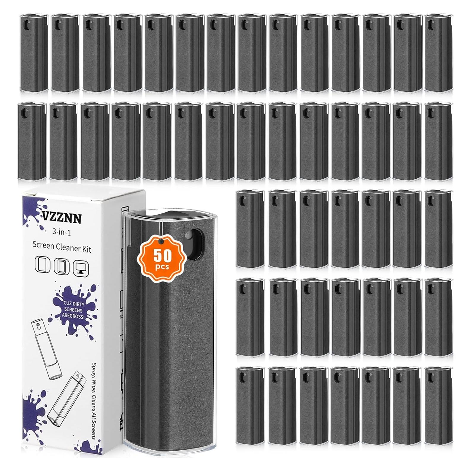 Paquete de 50 Limpiadores de Pantalla 3 en 1 T90734 Gris