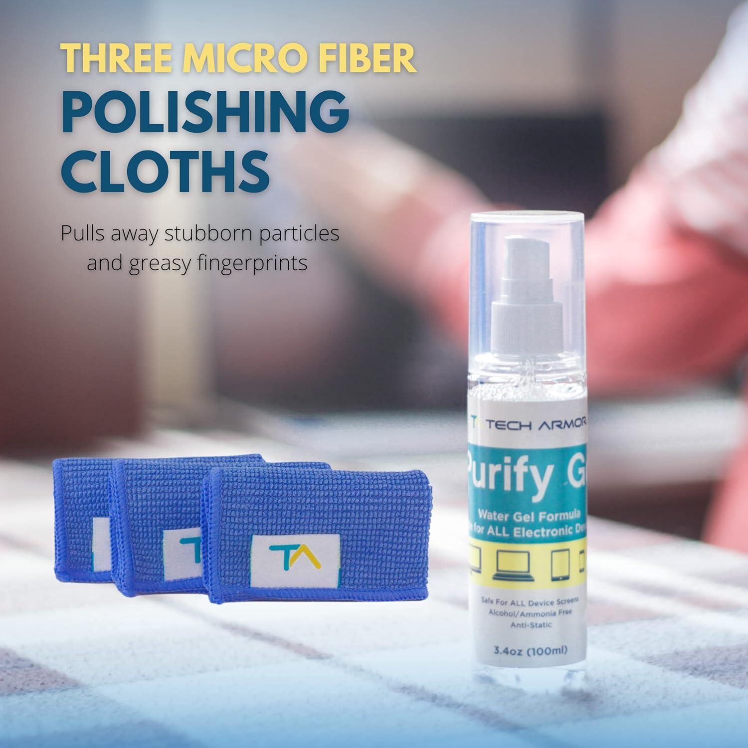 Kit de Limpieza de Pantallas Tech Armor - 96.39ml + 22.68ml