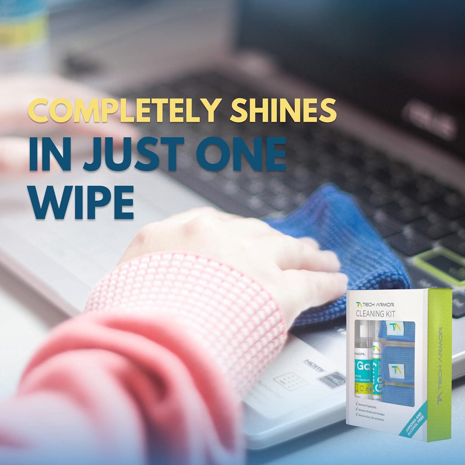 Kit de Limpieza de Pantallas Tech Armor - 96.39ml + 22.68ml
