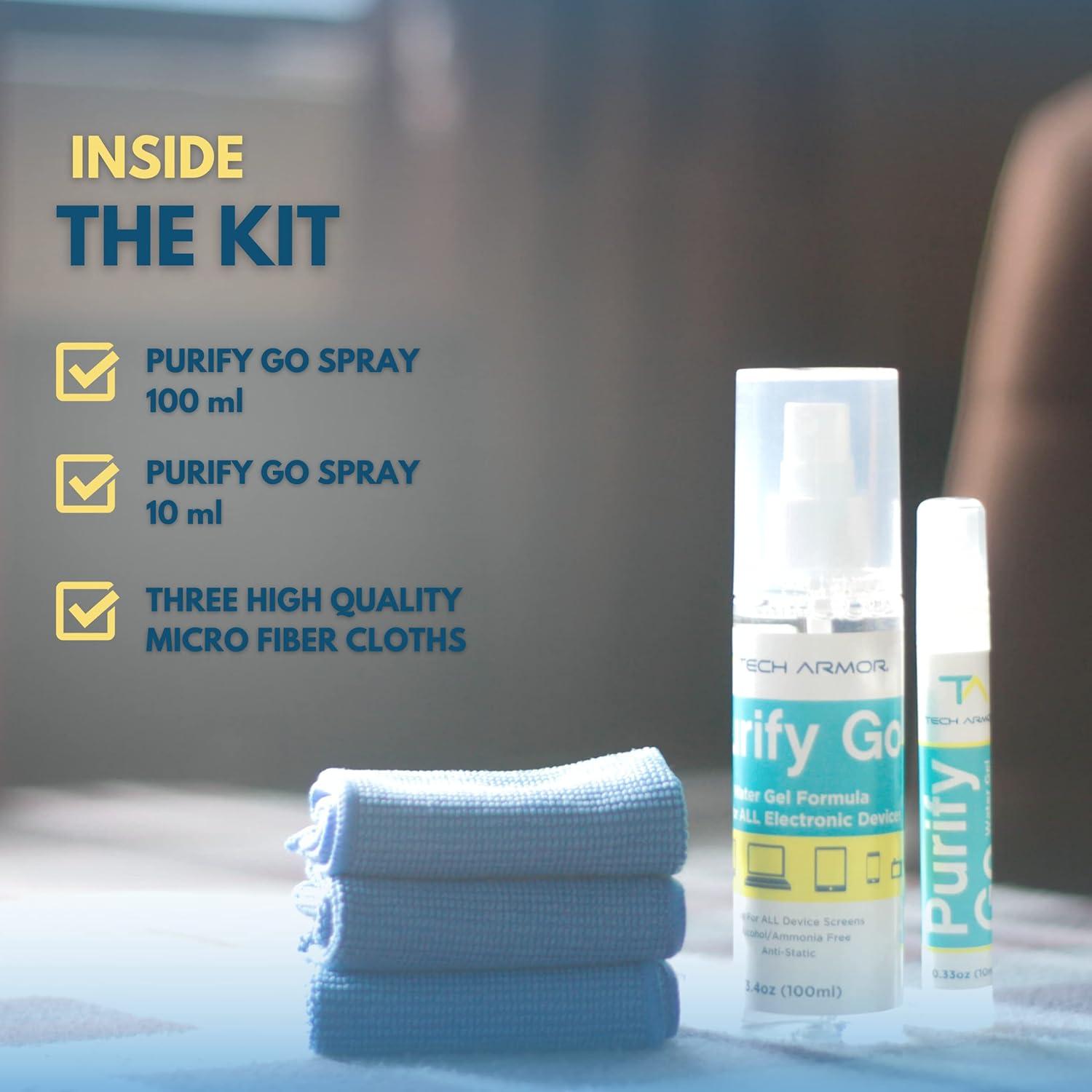 Kit de Limpieza de Pantallas Tech Armor - 96.39ml + 22.68ml