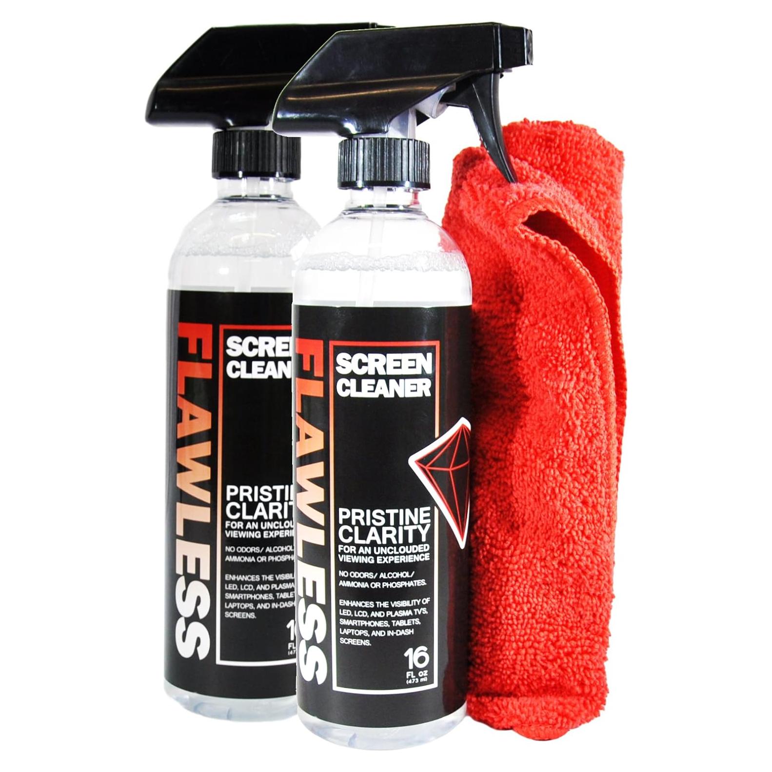 Limpiador de Pantallas Perfecto 473ml con Paño Microfibra