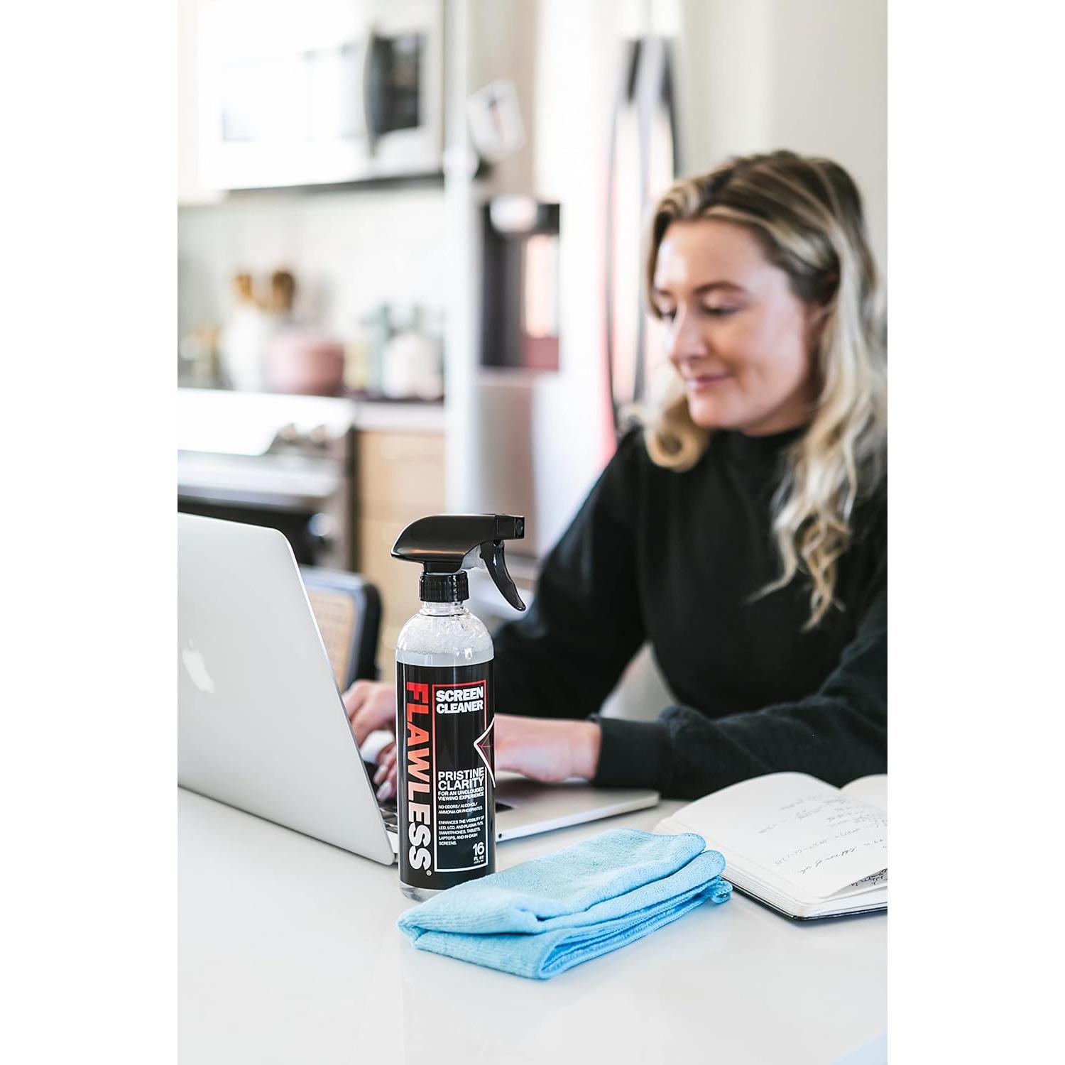 Limpiador de Pantallas Perfecto 473ml con Paño Microfibra