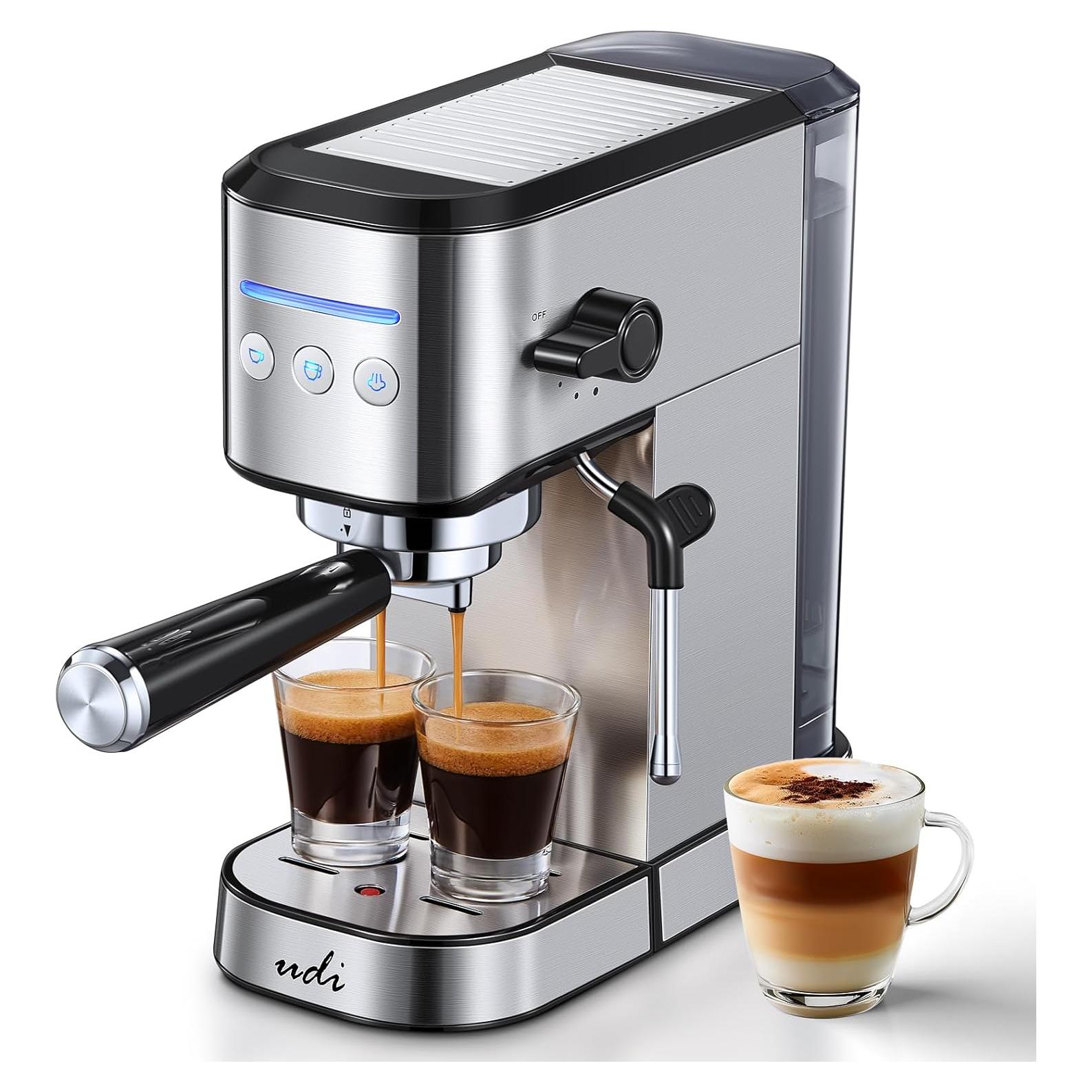 Máquina de Espresso UDI CM5060US 20 Bar Acero Inoxidable