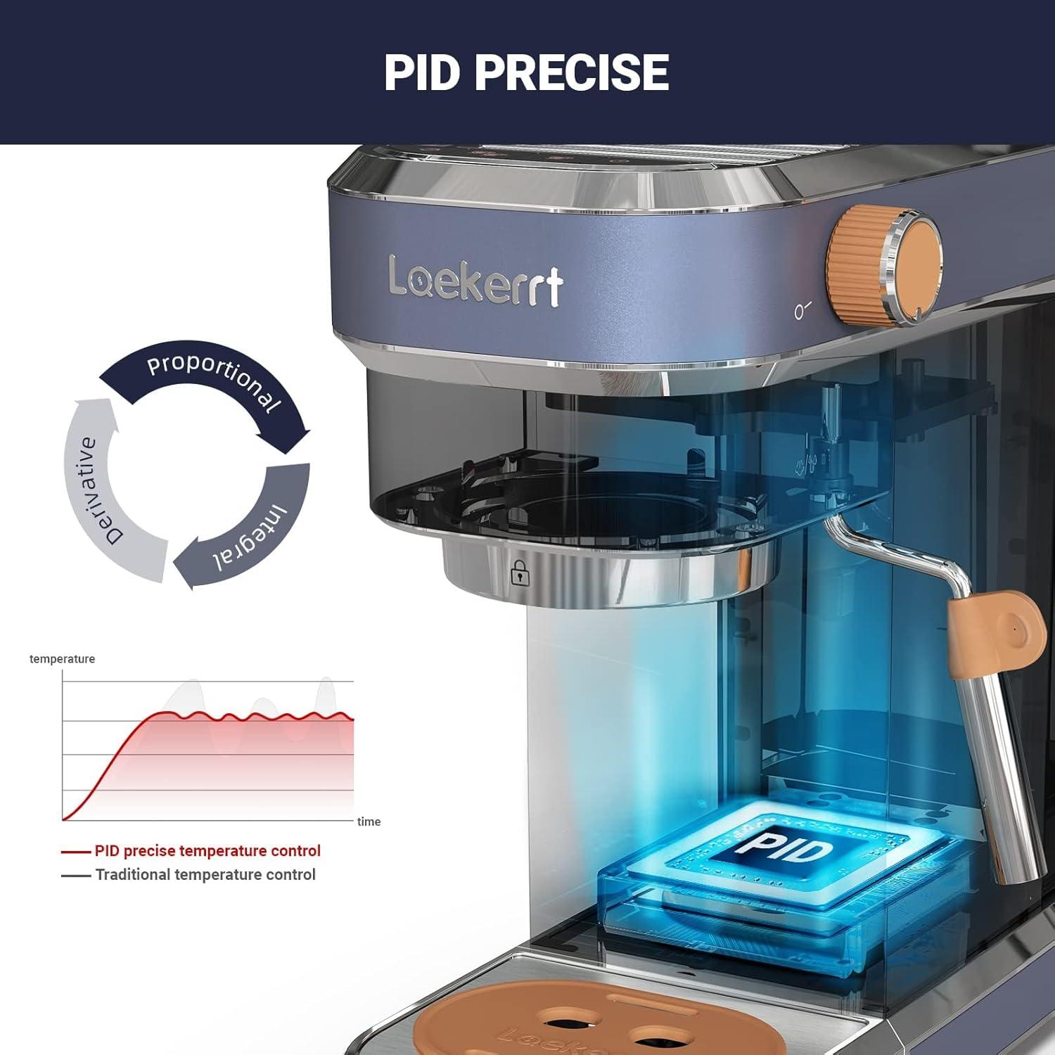 Máquina de Espresso 20 Bar Simple Deluxe CMEP01 con Vaporizador