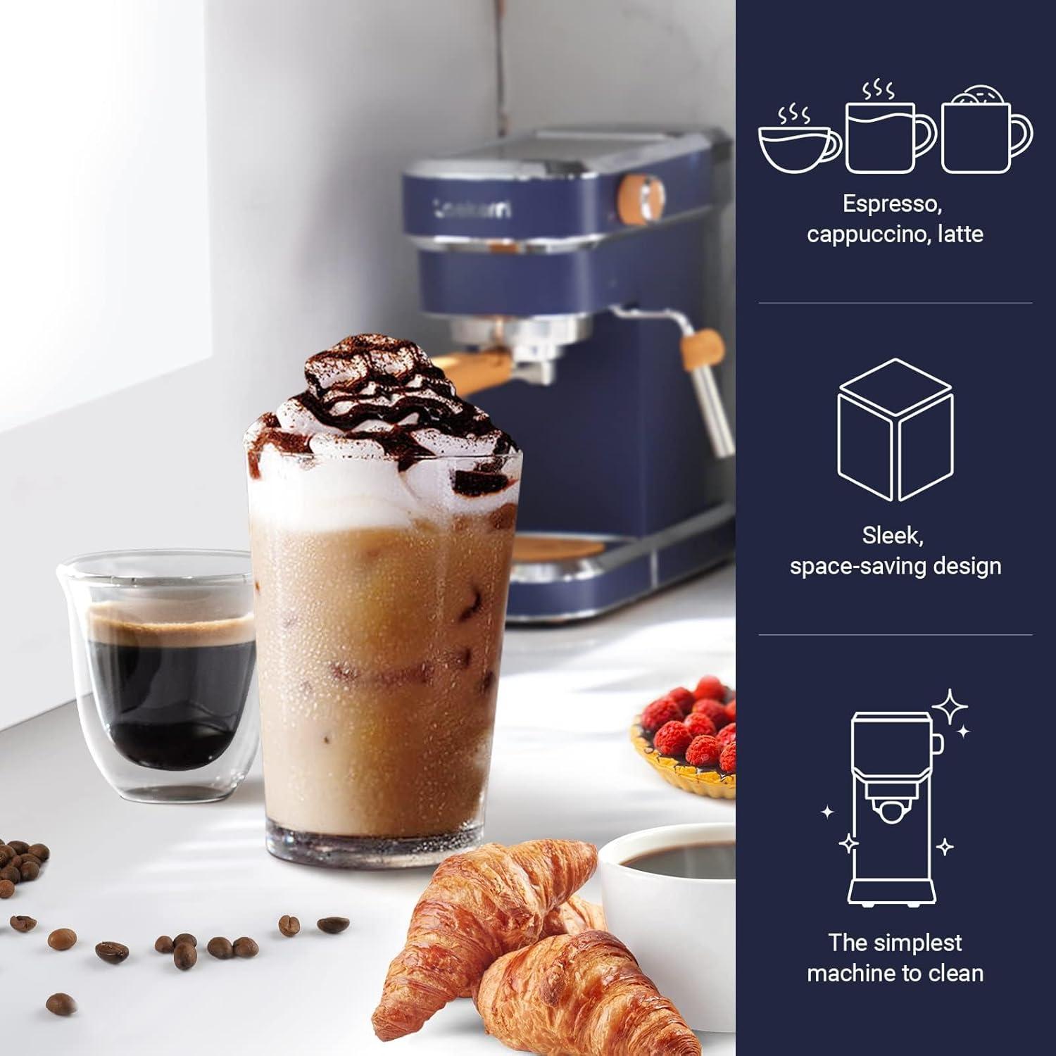 Máquina de Espresso 20 Bar Simple Deluxe CMEP01 con Vaporizador