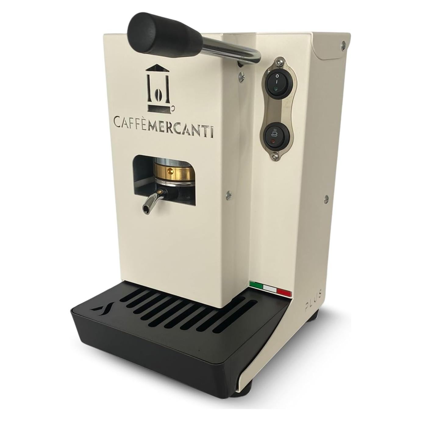 Cafetera Espresso Mercanti ESE Pod 15 Bar Blanca 1 Porción