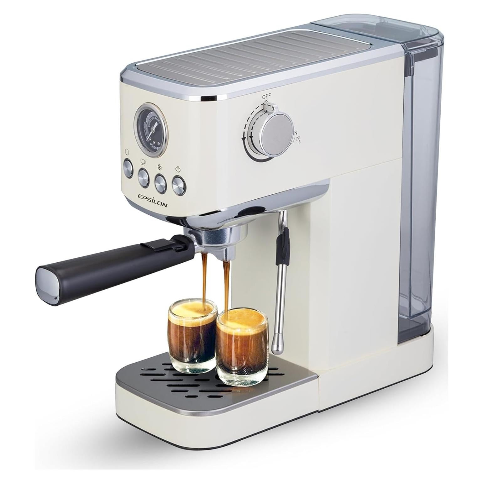 Máquina de Café Epsilon 20 Bar con Espumador y Cold Brew