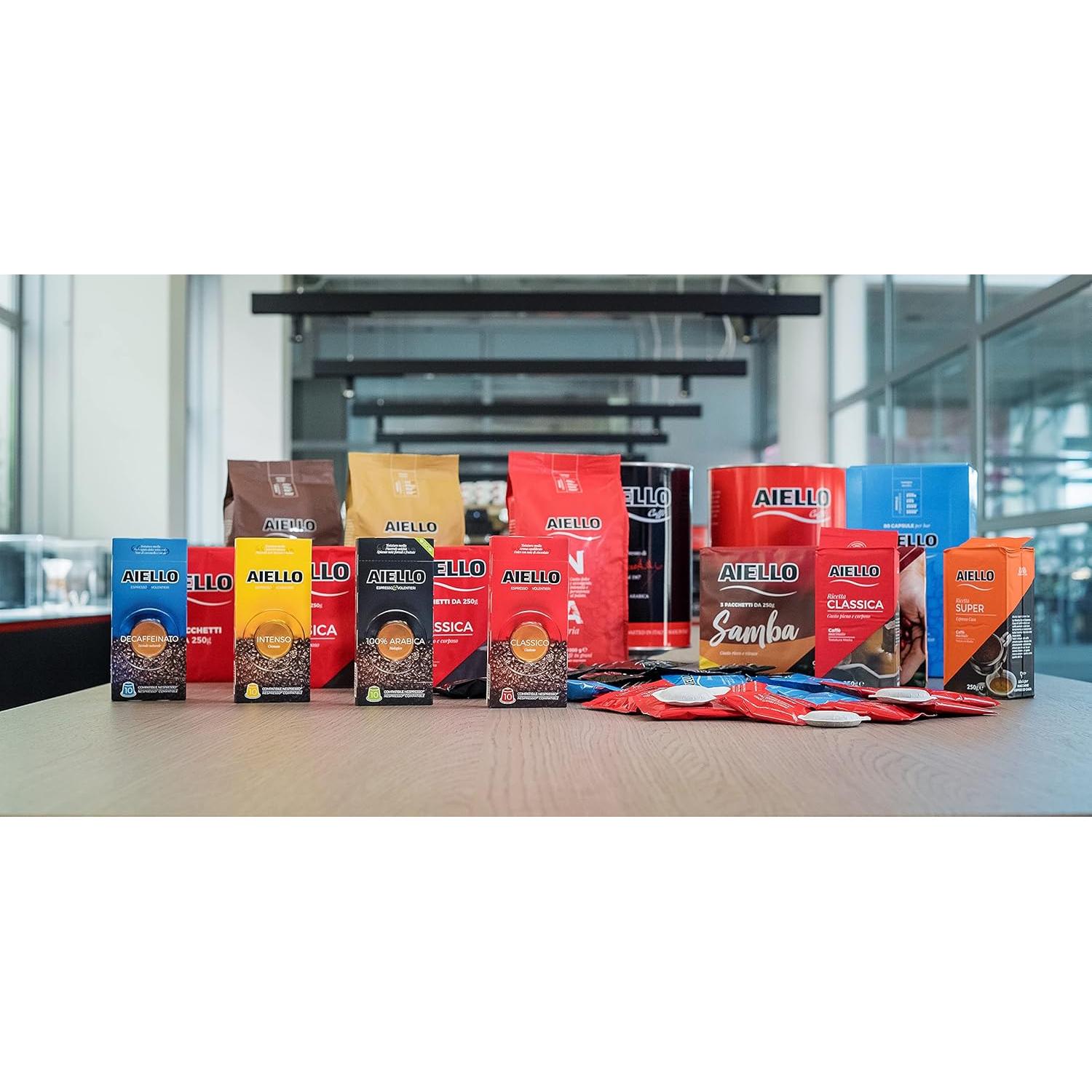 Café Espresso Italiano Aiello 1.0 KG Granos Tostados