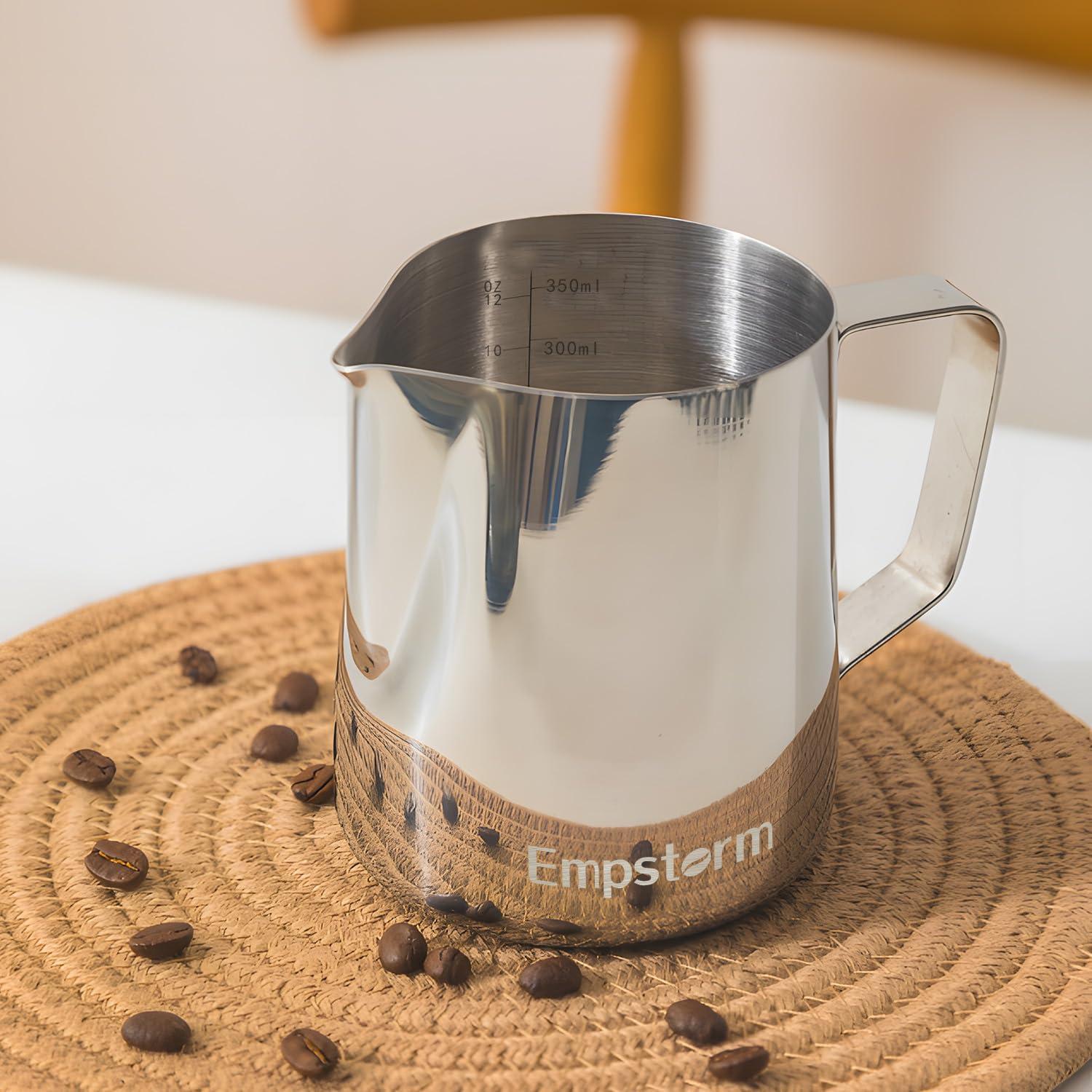 Máquina de Espresso 20 Bar Empstorm con Varita Vapor y Jarra 350ml