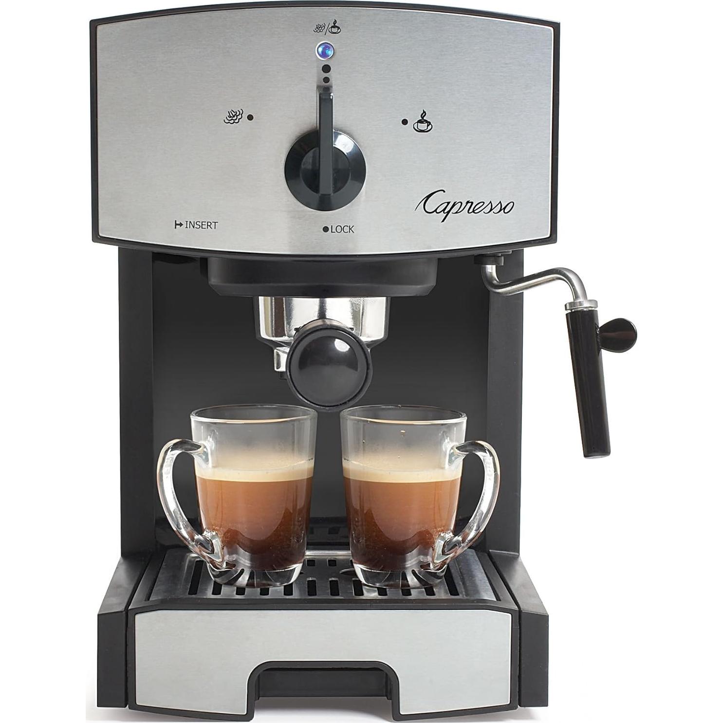 Máquina de Espresso y Cappuccino Capresso EC50 Acero Inoxidable