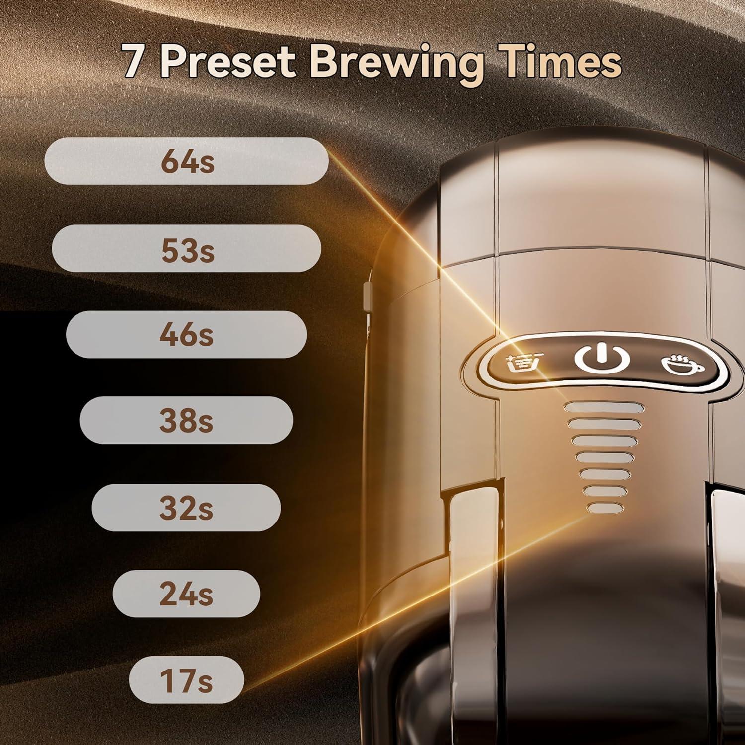 Cafetera de Cápsulas HiBREW H2B 5-en-1 Espresso 19 Bar