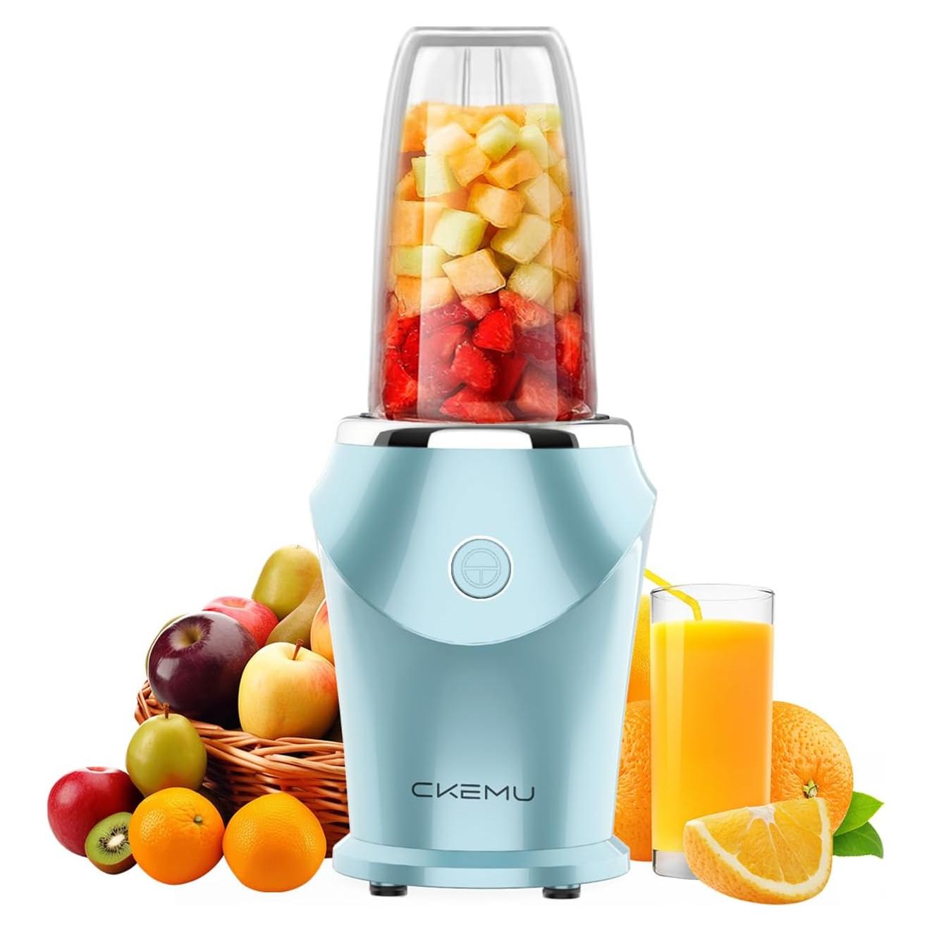 Batidora Personal CKemu B02 Azul 0.4L para Smoothies
