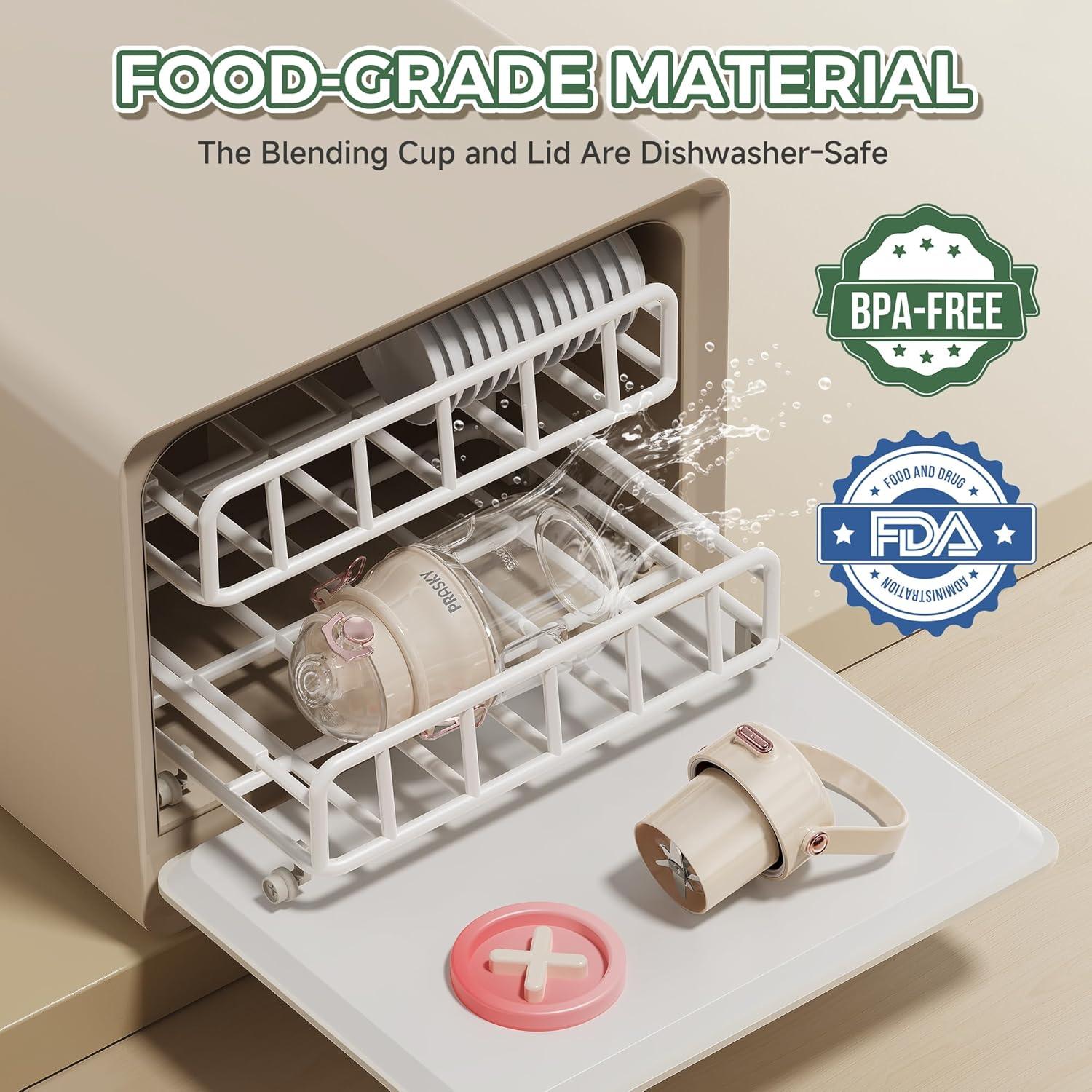 Licuadora Portátil Prasky 27oz Recargable USB Sin BPA