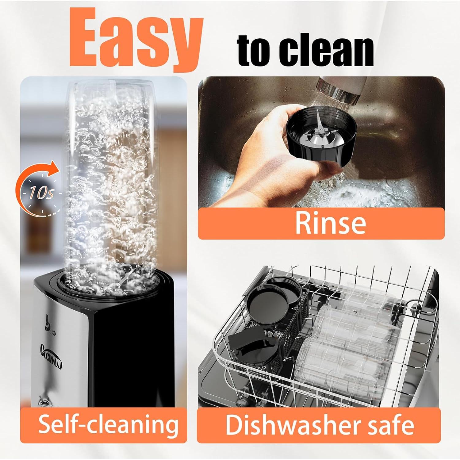 Batidora de Smoothie CLCWUJ 500ml Portátil 230V 2024