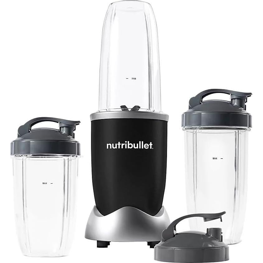 Licuadora NutriBullet Pro 900W Acero Inoxidable 0.95L