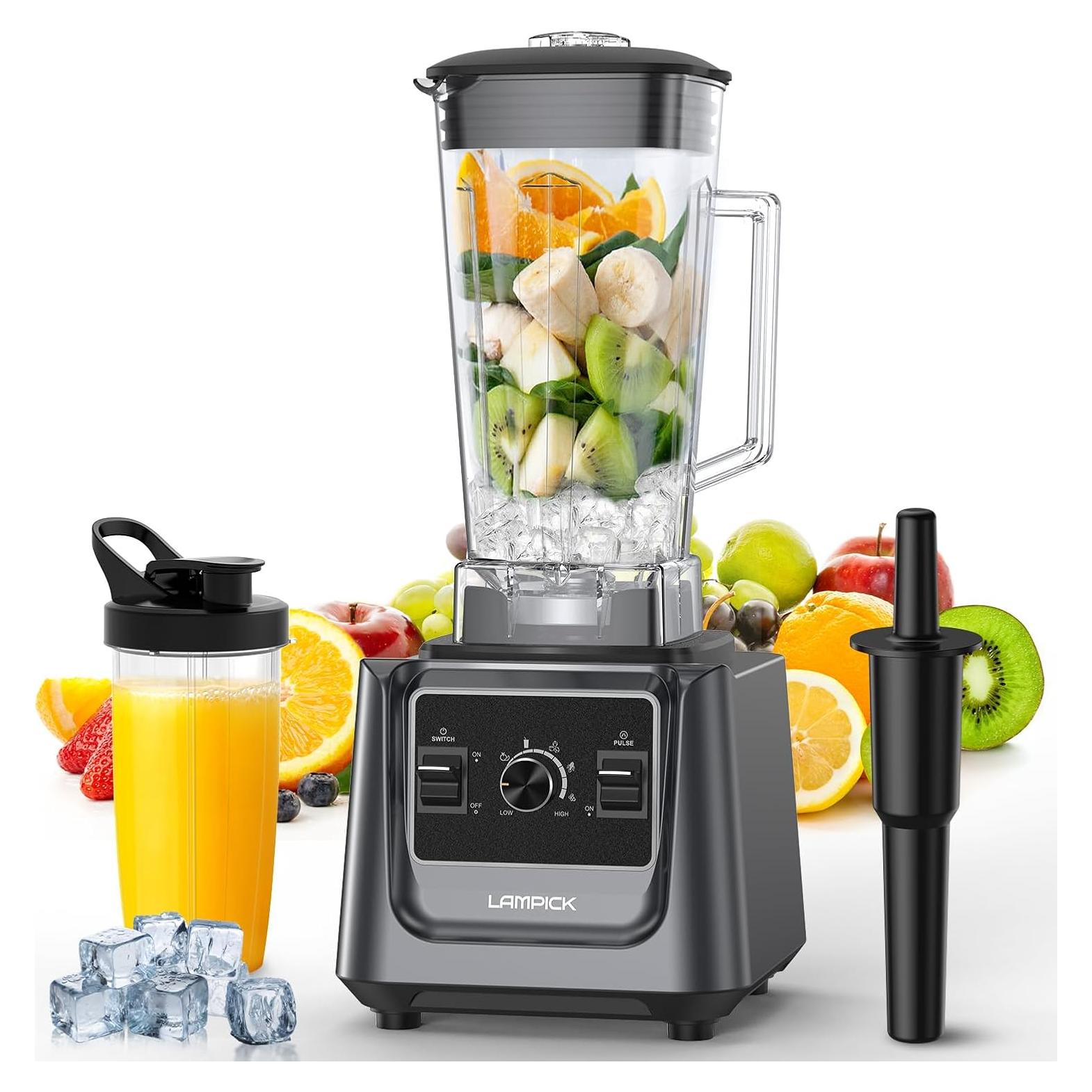 Mezclador de Encimera LAMPICK 2000W 2L con Taza 0.8L