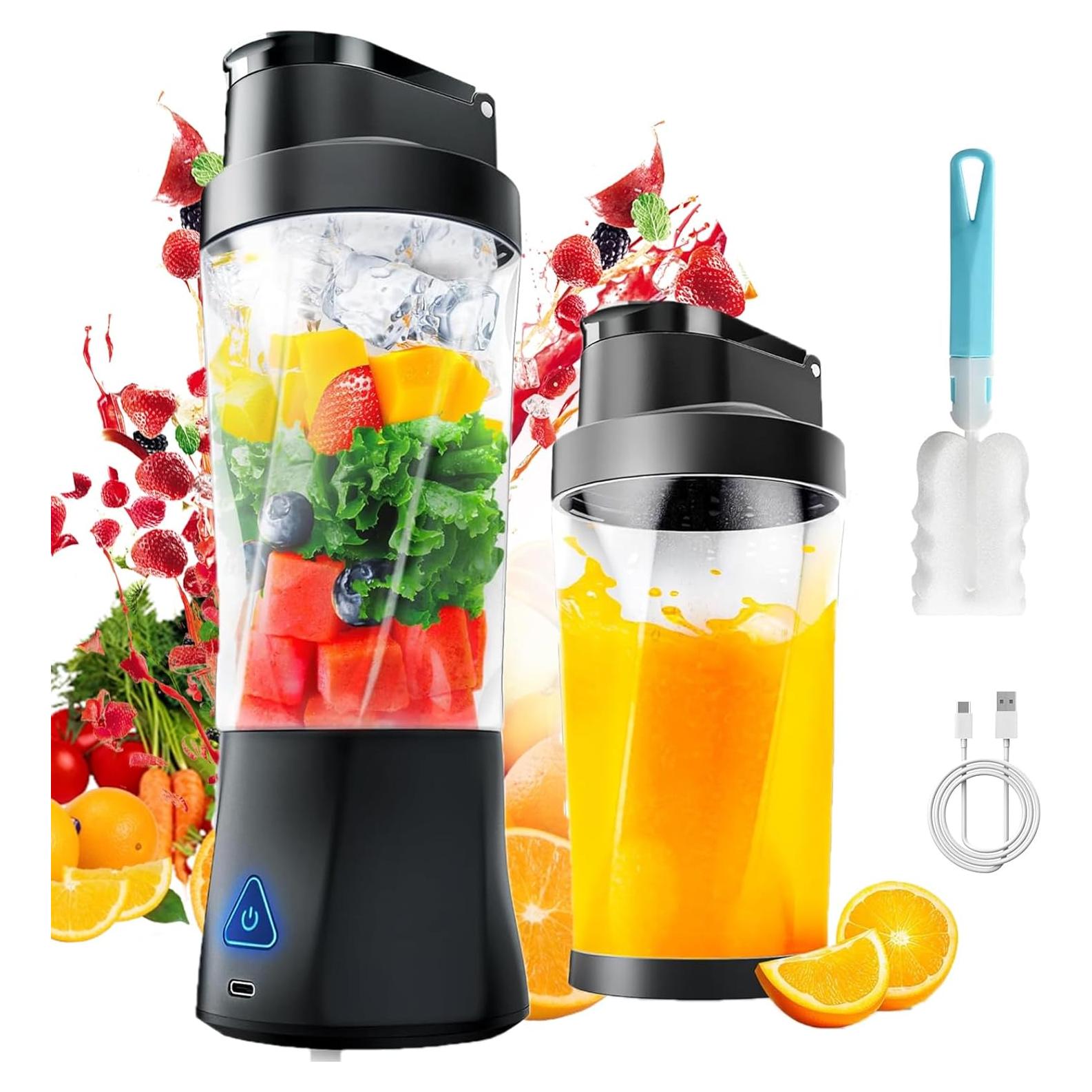 Licuadora Portátil Windyupon 24oz Recargable USB-C 6000mAh