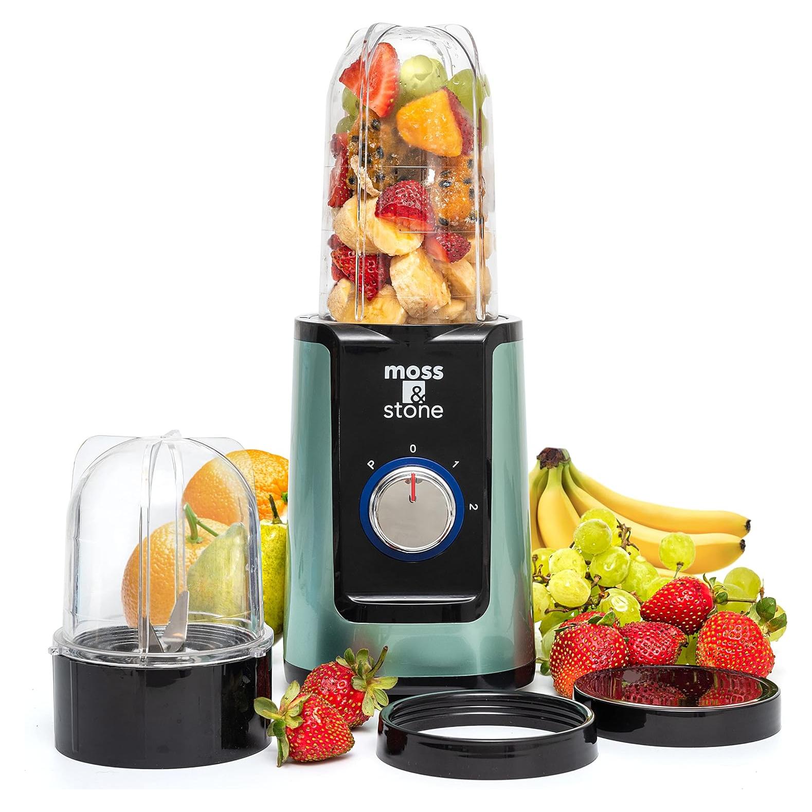 Licuadora Personal Compacta Moss & Stone 800ml Verde