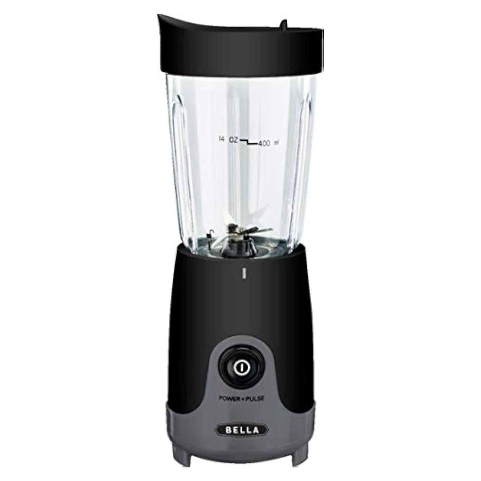 Licuadora Personal BELLA 414ml Eléctrica Negra y Gris