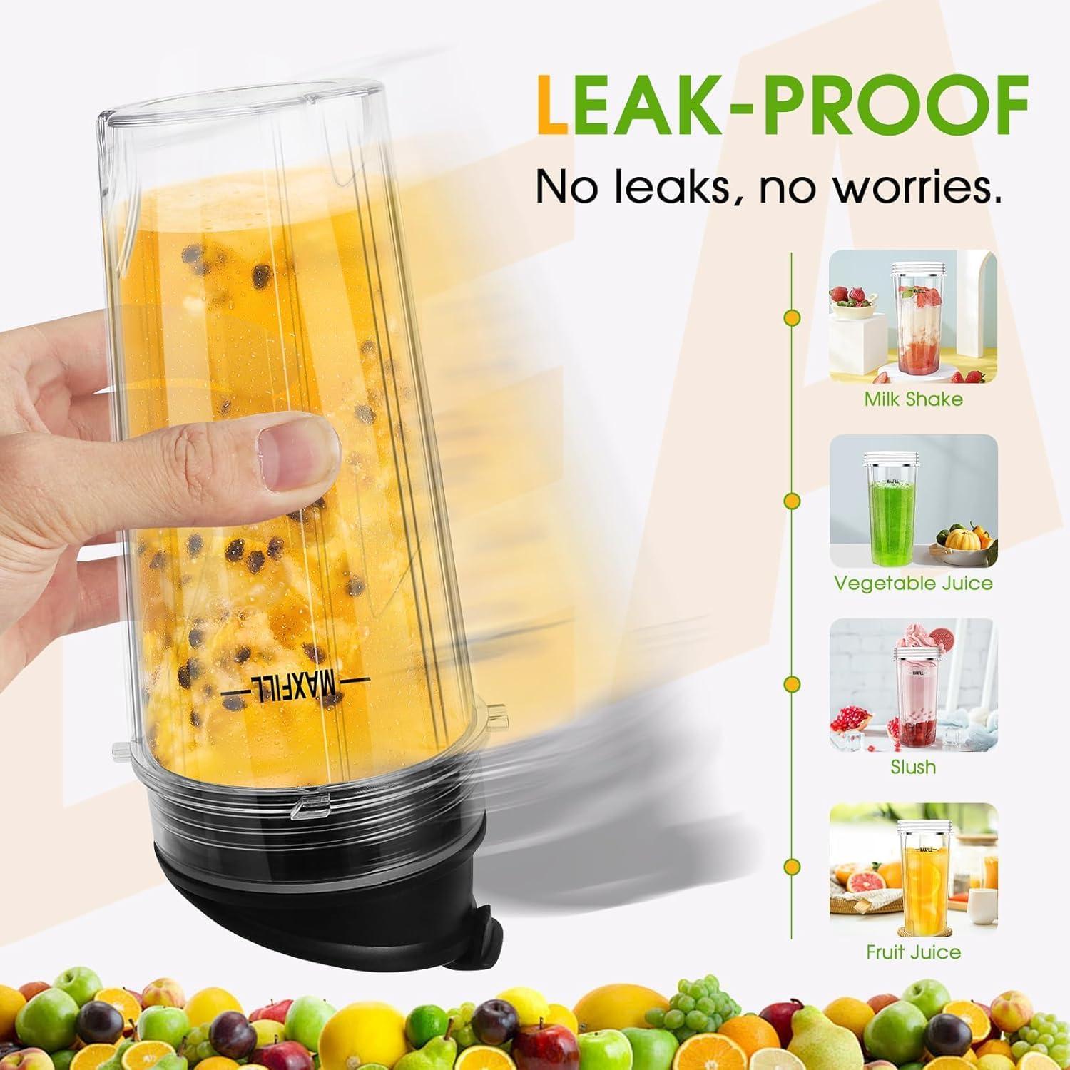 Tazas de Reemplazo 16oz para Licuadora Ninja UBYNID - Paquete de 3