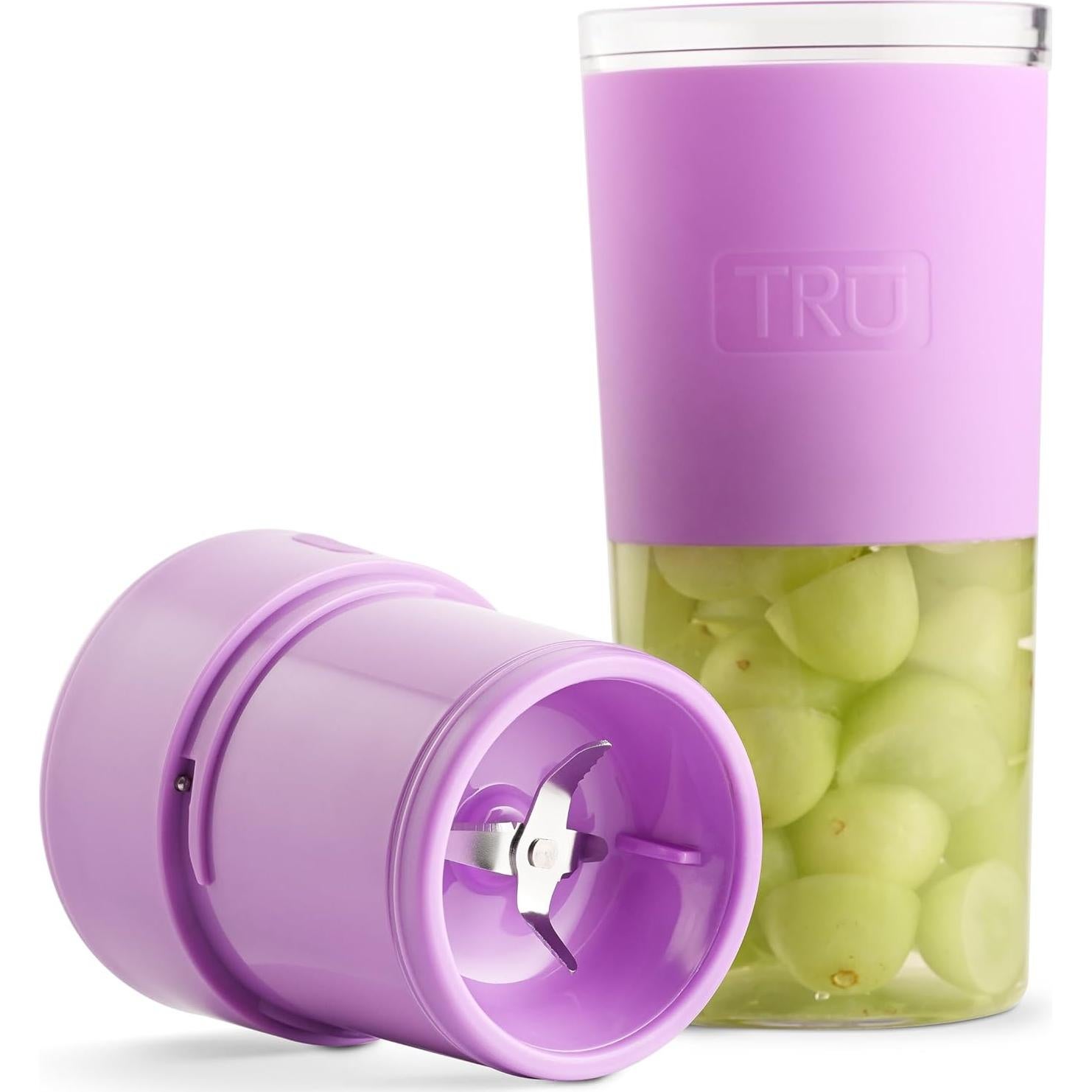 Mezclador Personal TRU Hydration Recargable USB 295 ml Púrpura