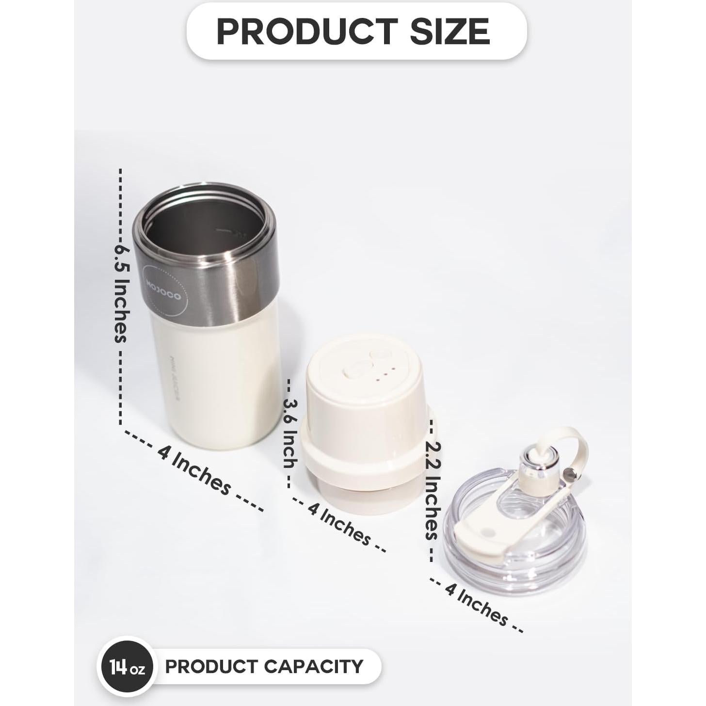 Licuadora Personal Mojoco MJC-T08 355 ml Recargable USB