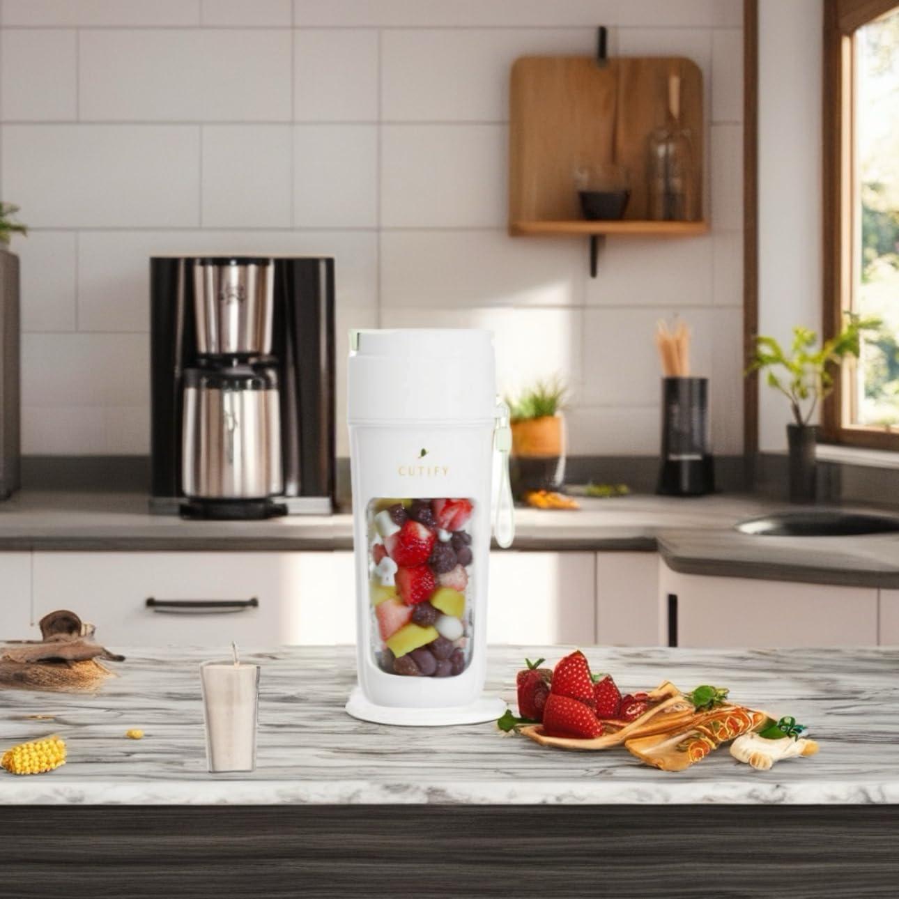 Licuadora Portátil CUTIFY 340 mL Recargable USB a Prueba de Fugas