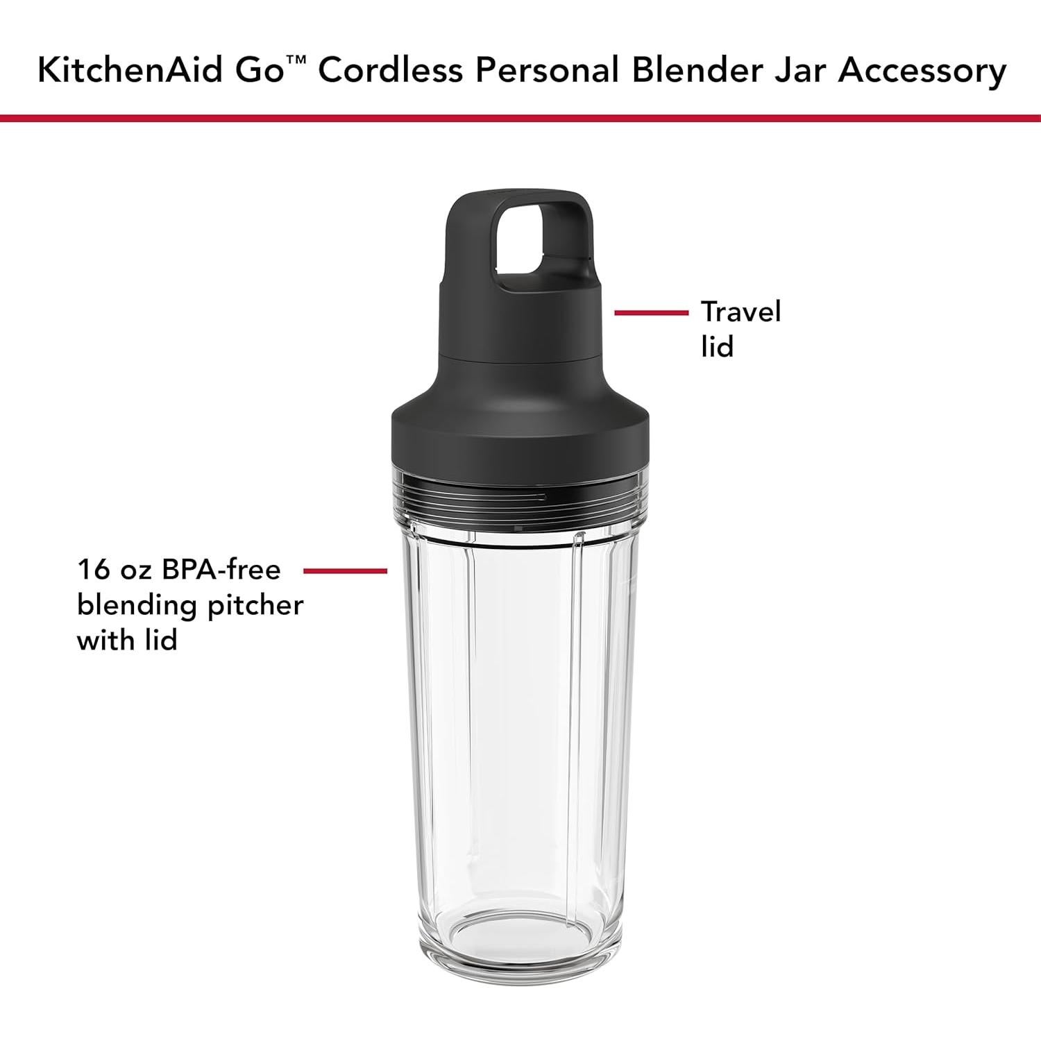 Jarra para Licuadora Personal KitchenAid Go 0.47 L Negra
