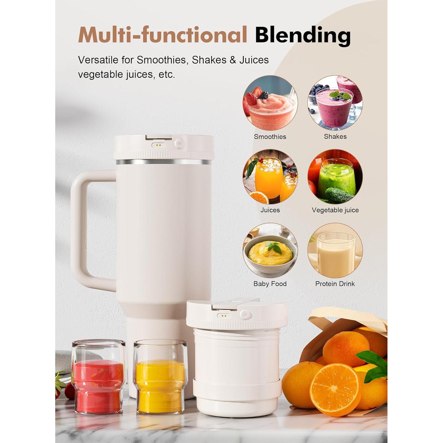 Tapa de Licuadora Portátil YAMTO para Stanley Quencher 40oz