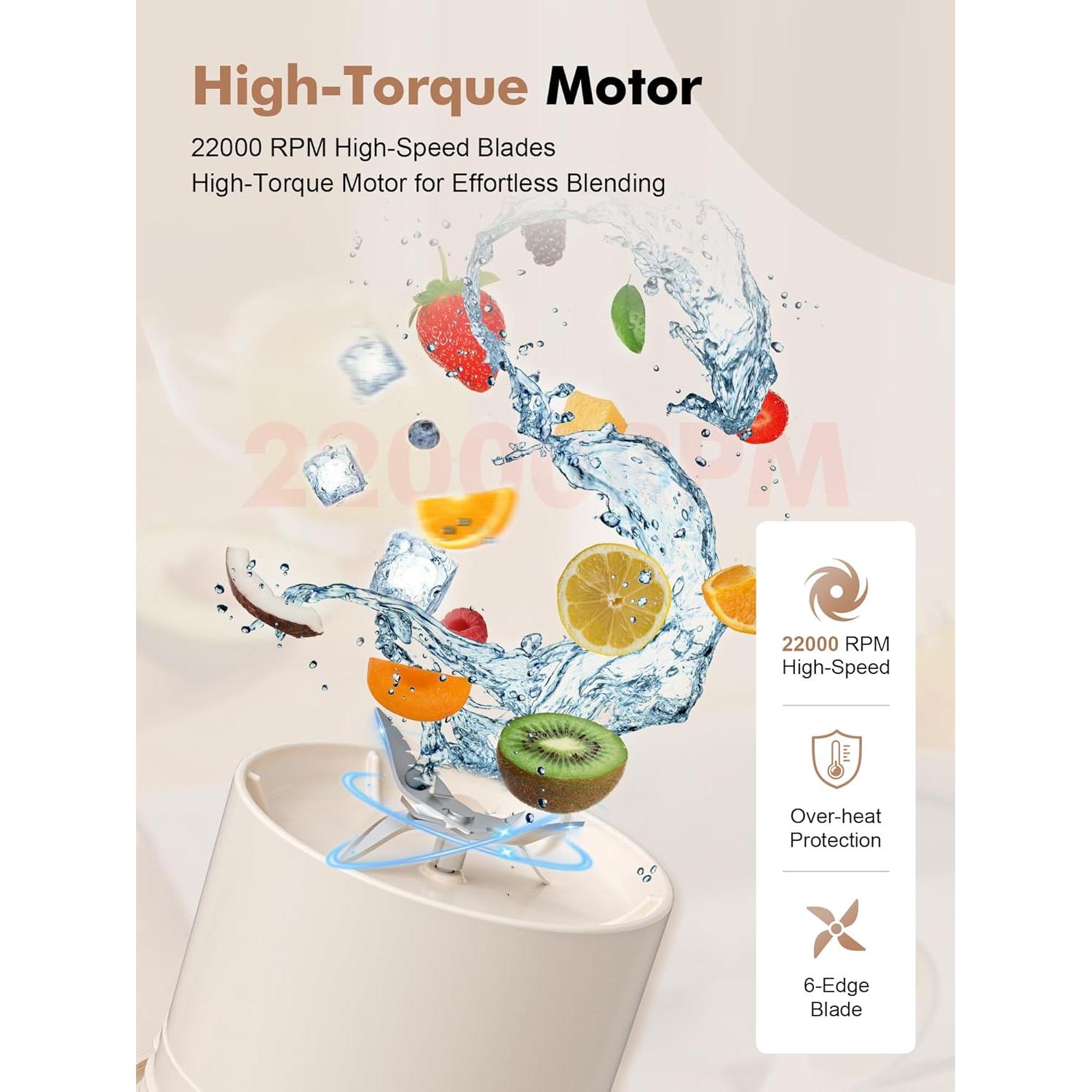 Tapa de Licuadora Portátil YAMTO para Stanley Quencher 40oz